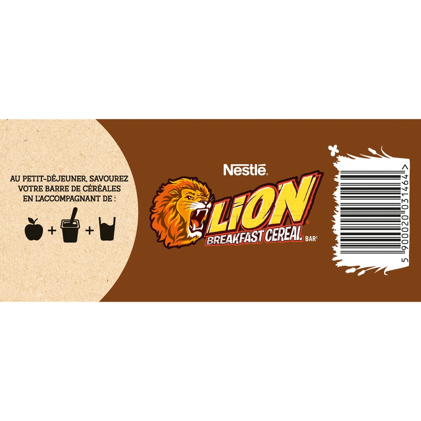 Barres Céréales Lion Caramel et Chocolat NESTLE