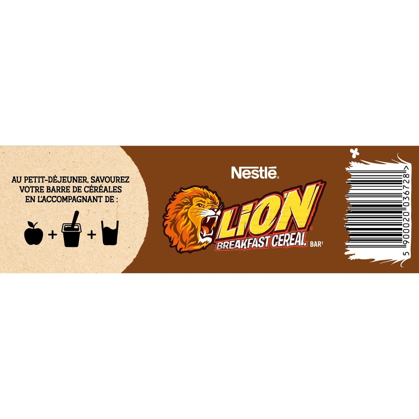 Barres Céréales Lion Caramel et Chocolat NESTLE