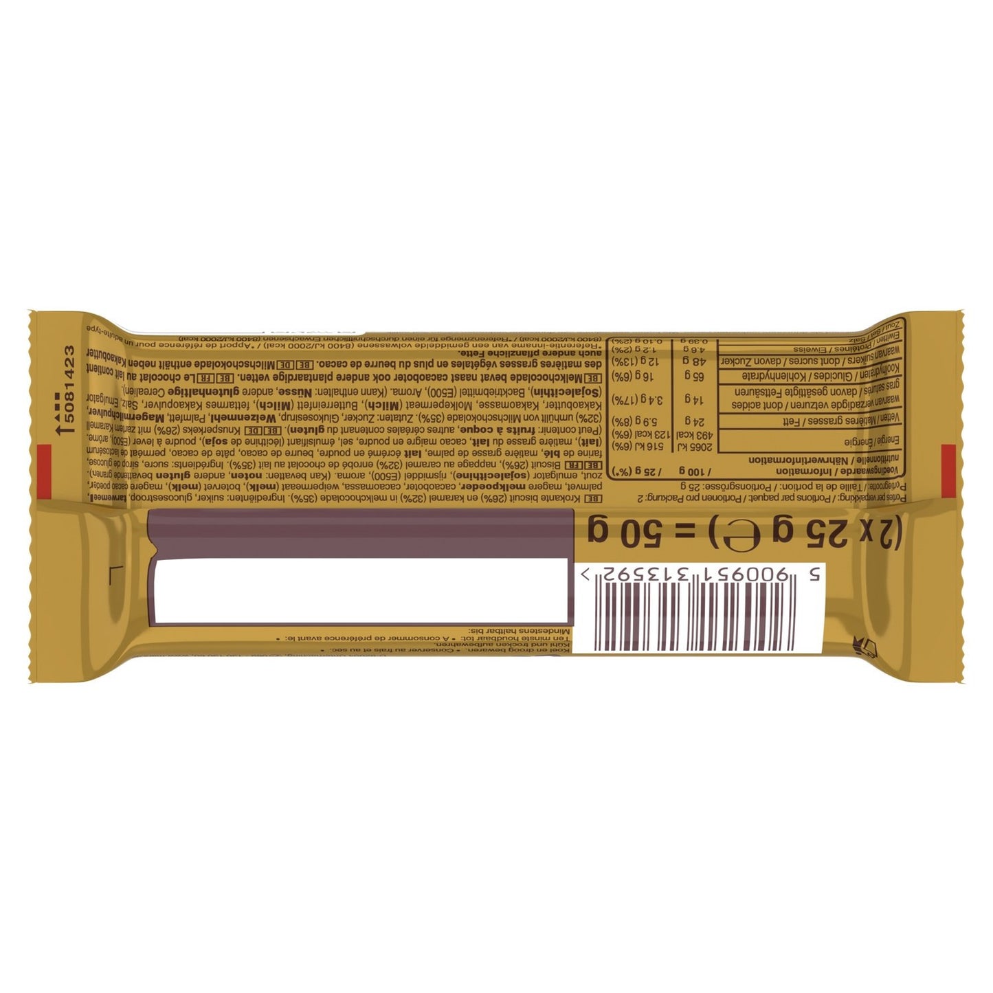 Barres Chocolatées Biscuits Enrobés de Chocolat et Caramel TWIX