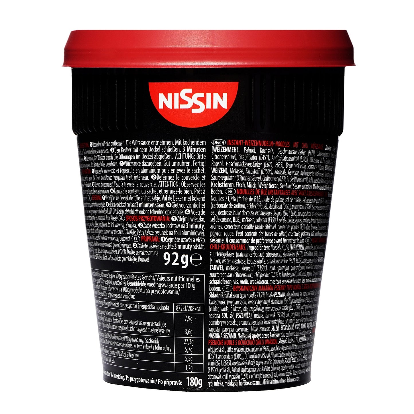 Japanese Yakisoba Chili Soba Noodles NISSIN