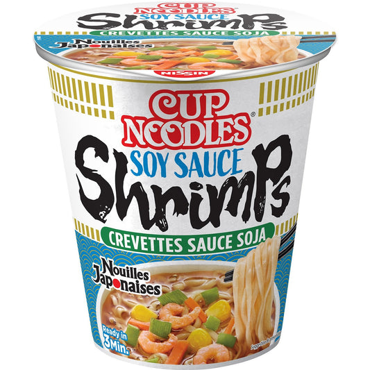 Soupe de Nouilles Japonaises Crevettes NISSIN