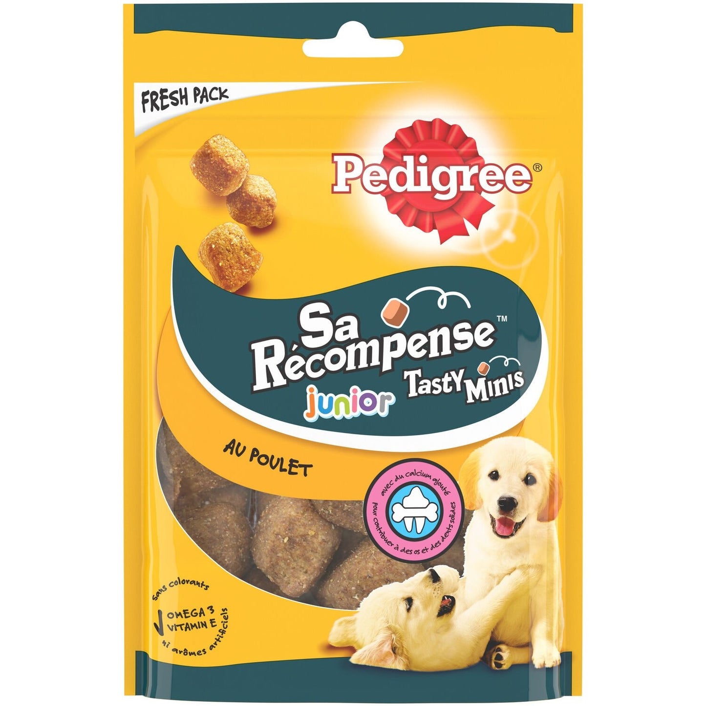 Friandises pour Chien Junior Poulet Sa Récompense PEDIGREE le sachet de 125g