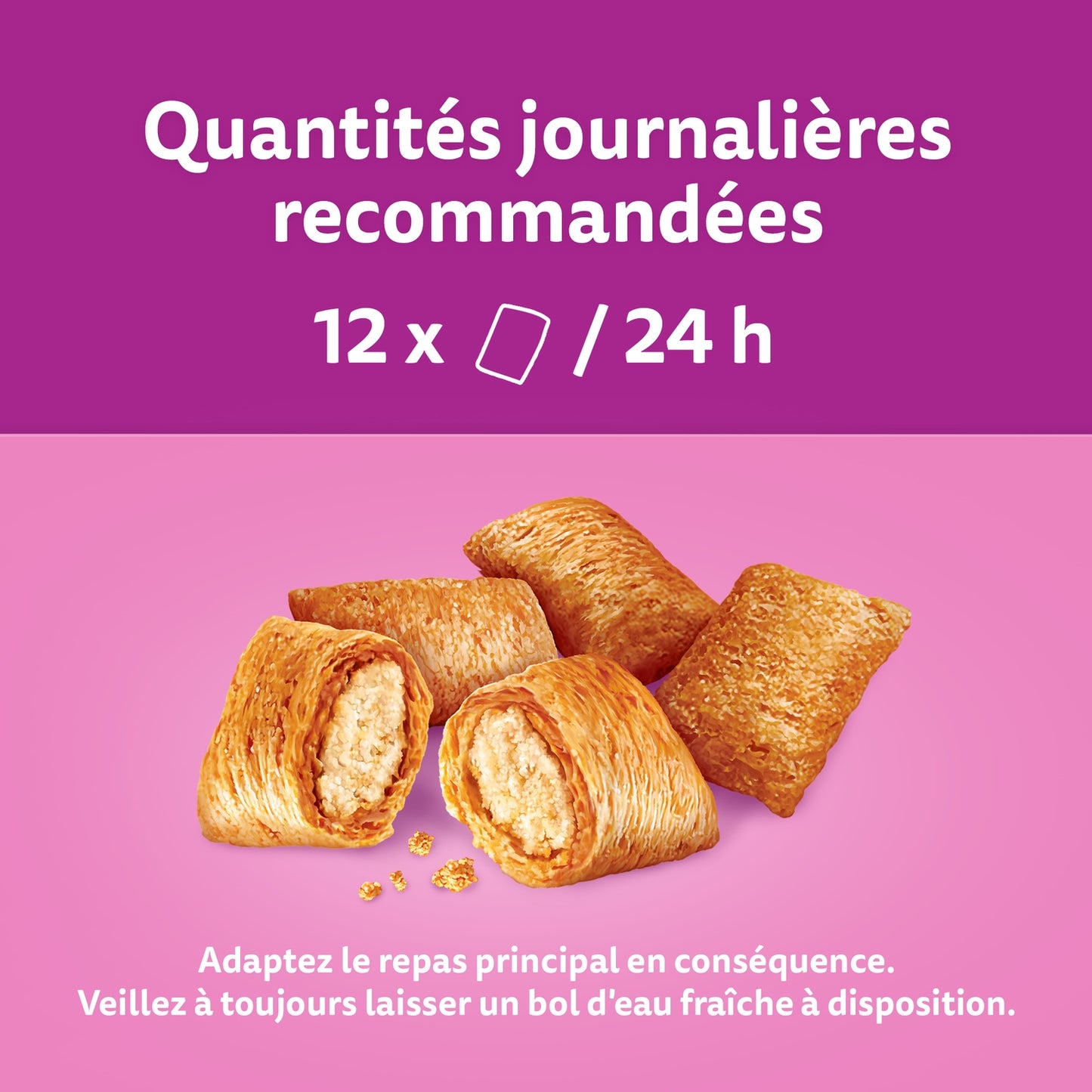 Friandises pour Chat Adulte Poulet Fromage Temptations WHISKAS