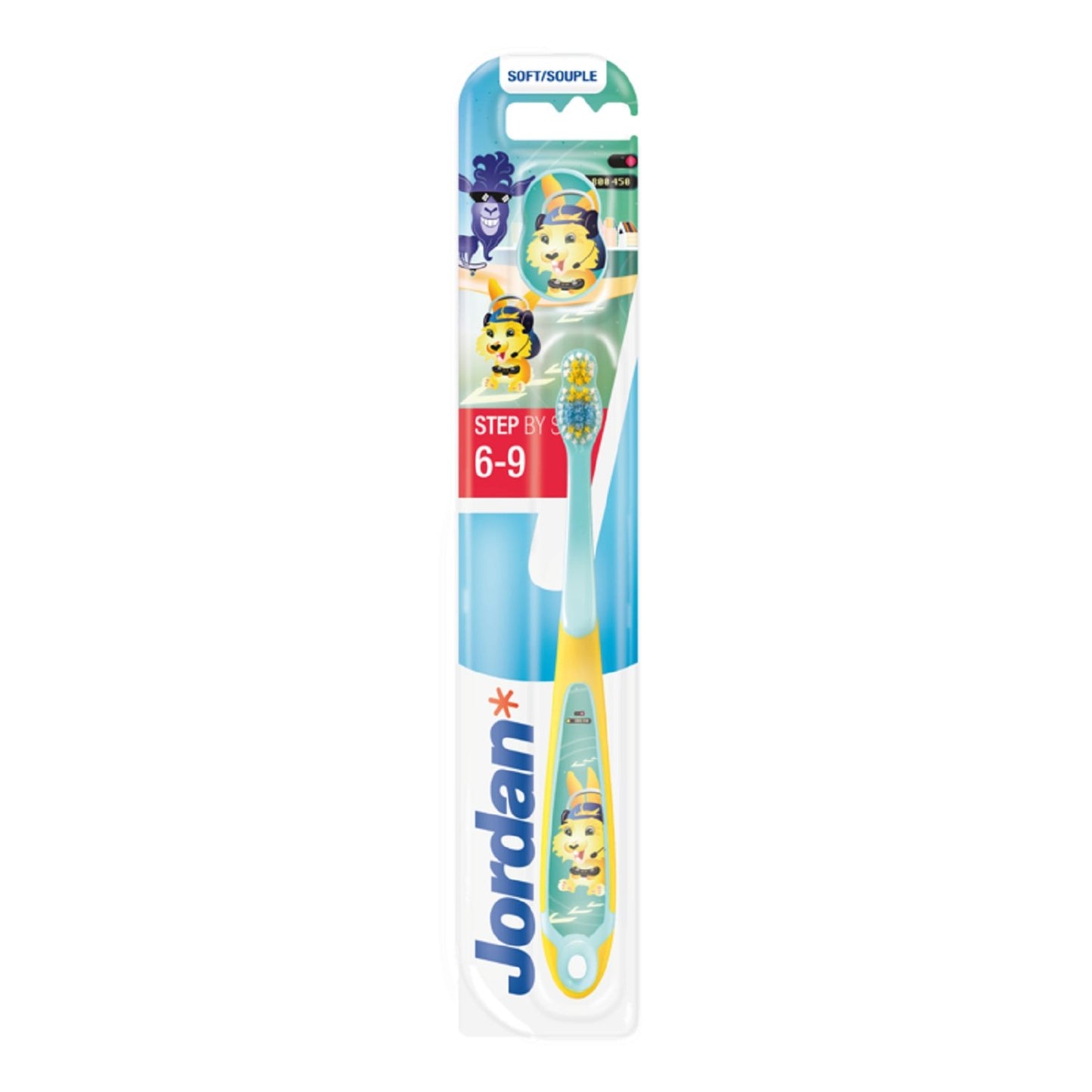 Brosse à Dents Souple Enfant 6-9 Ans JORDAN la brosse à dents