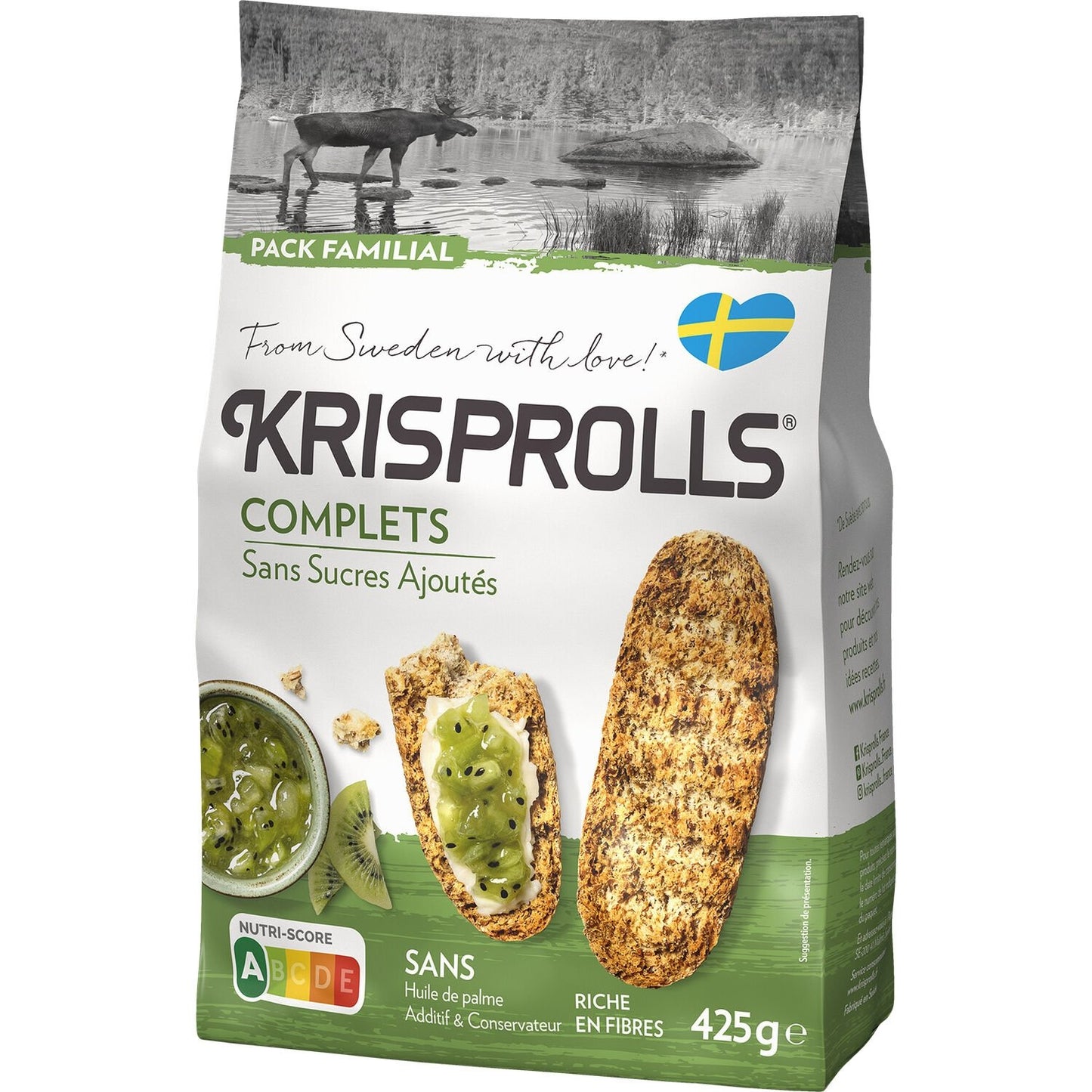 Pains Complets Sans Sucres Ajoutés KRISPROLL'S
