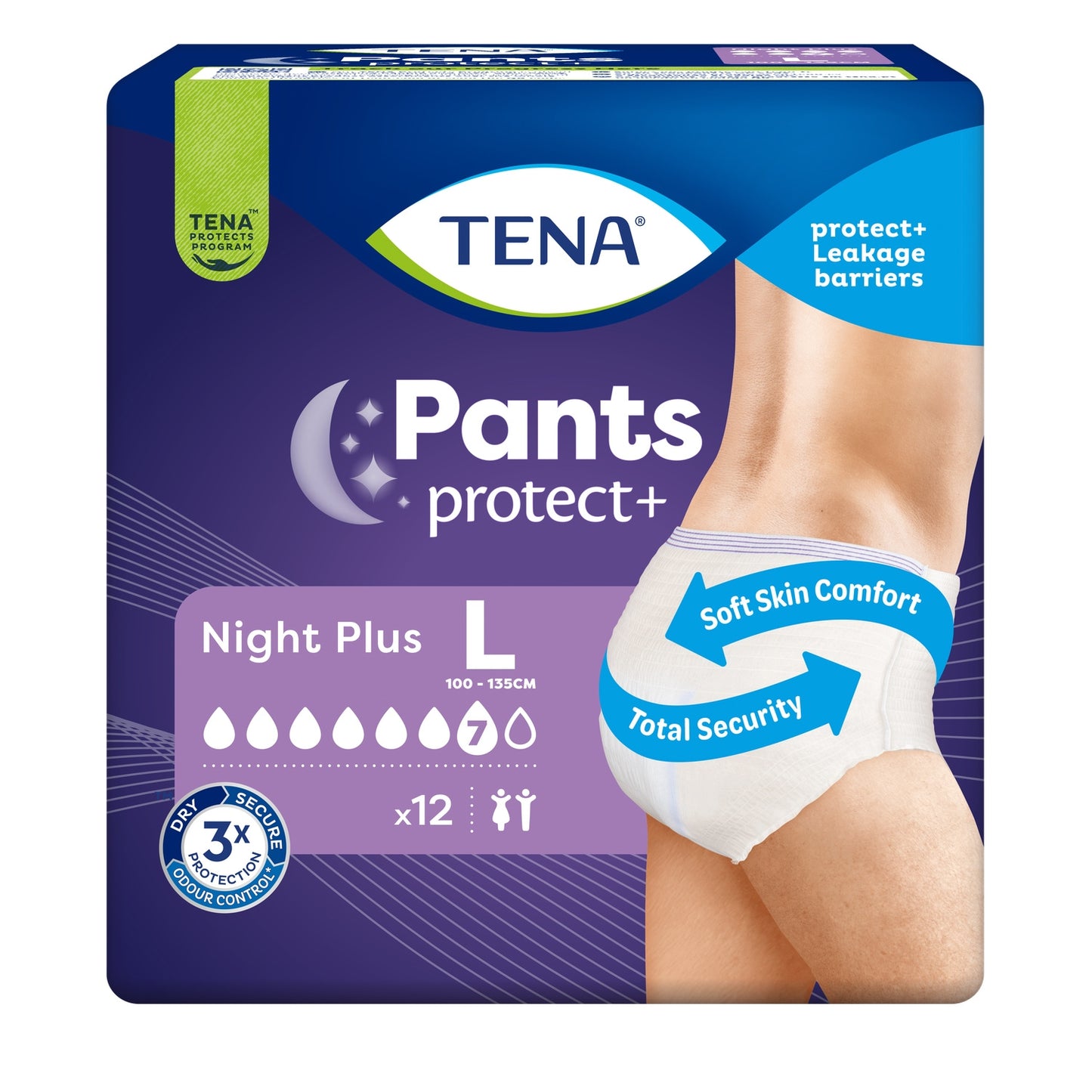 Culottes Incontinence Pants Protect + Taille L TENA