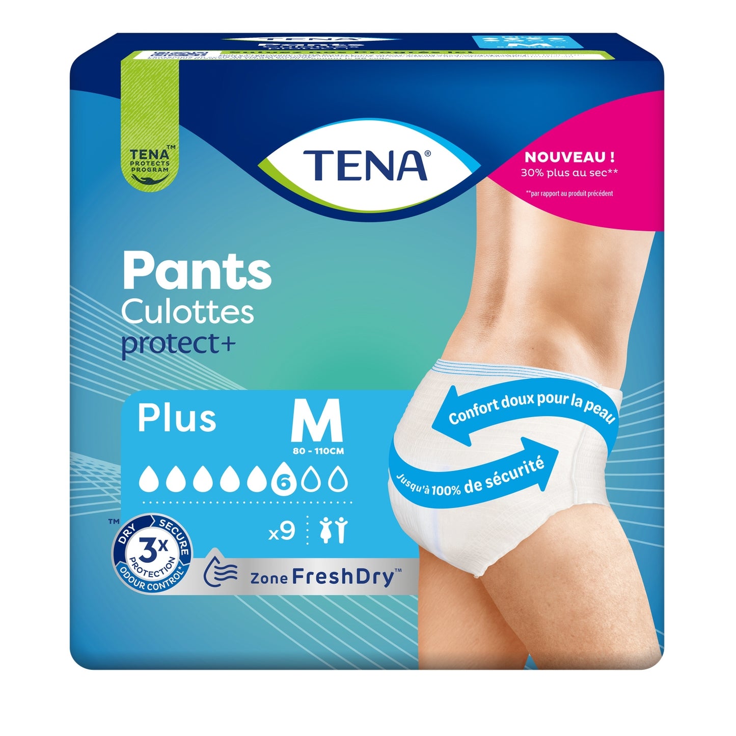 Culottes Incontinence Pants Protect+ Plus Medium TENA