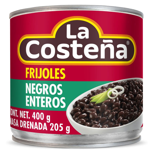 Cooked Vegetables Whole Black Beans LA COSTENA