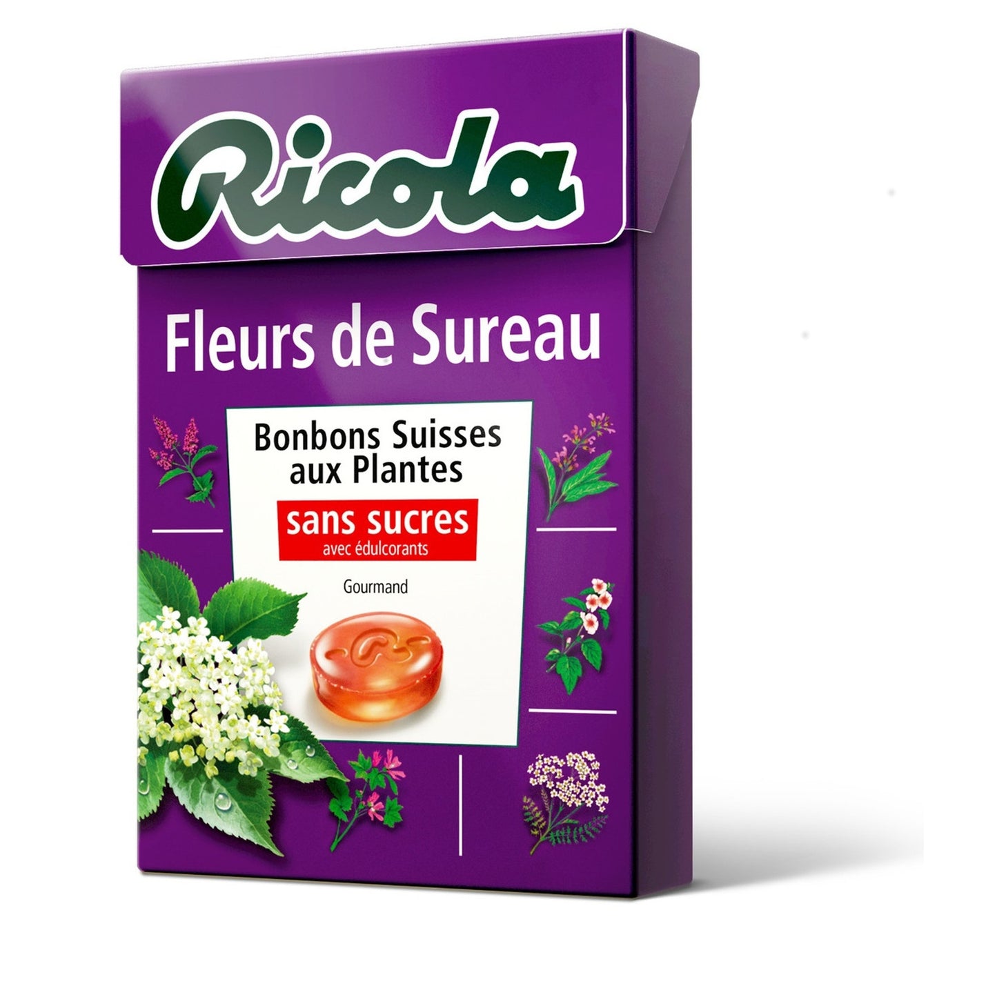 Bonbons suisse aux plantes fleurs de sureau RICOLA