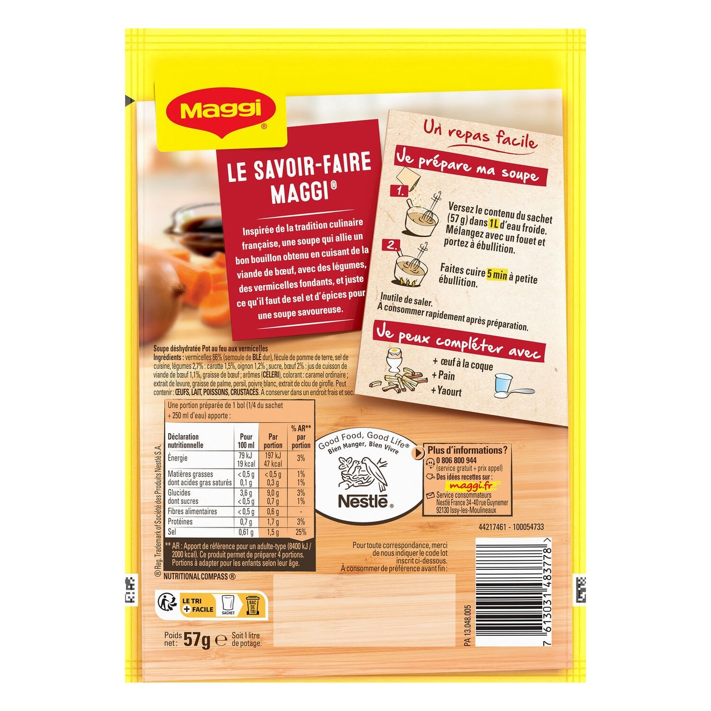 MAGGI Dehydrated Pot-Au-Feu Vermicelli Soup