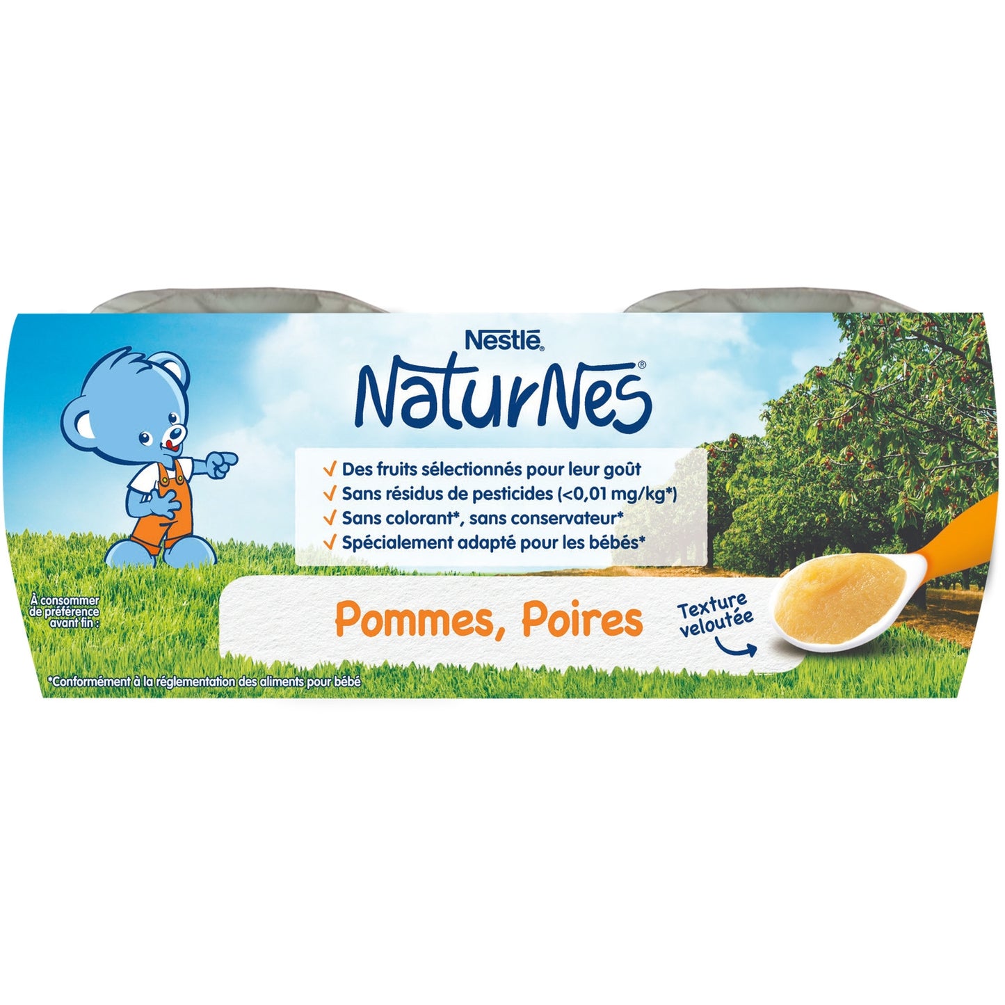 Baby Compotes From 4/6 Months, Apples Pear NESTLE