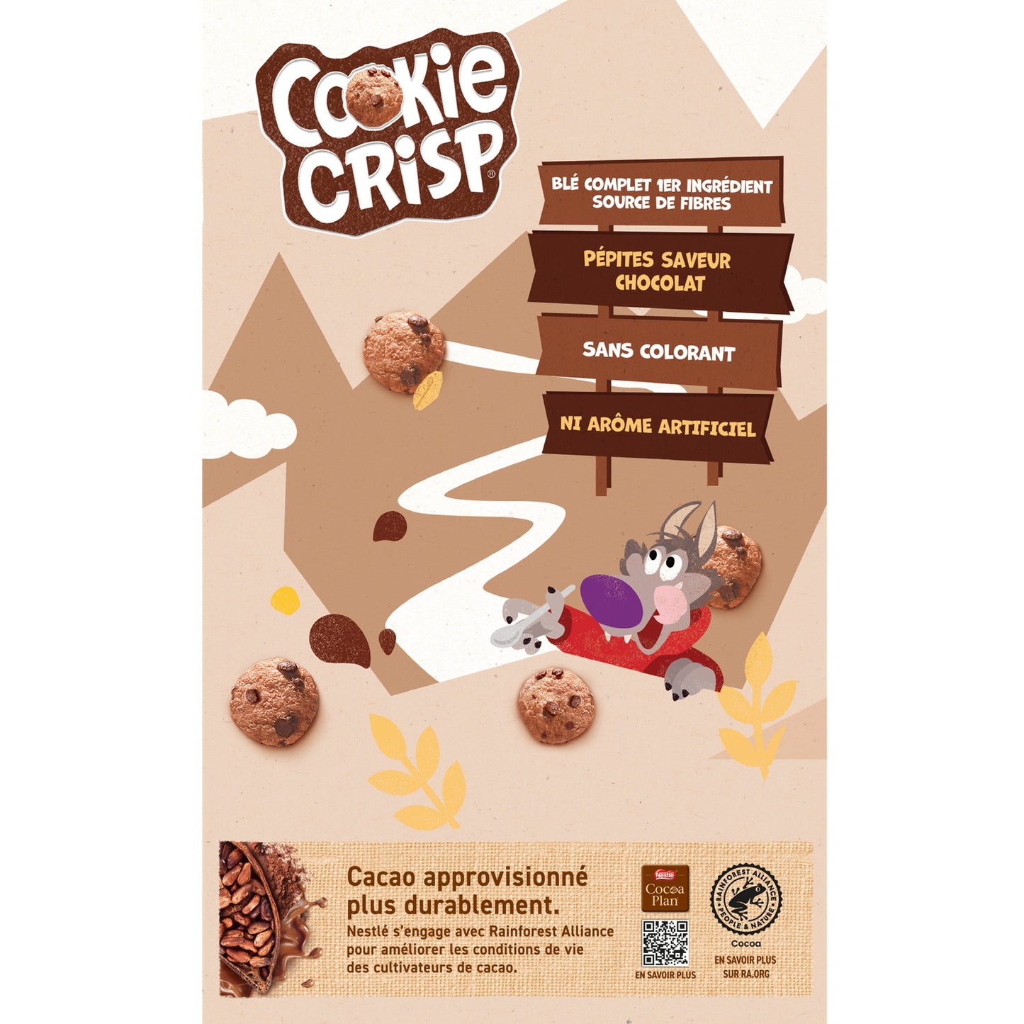 Céréales Cookie Crisp Pépites de Chocolat NESTLE