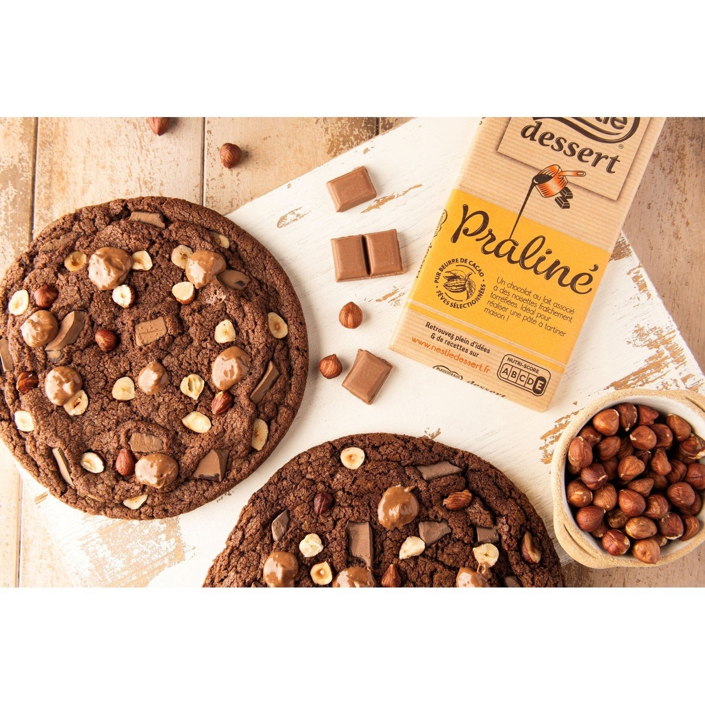 Tablette de Chocolat Praliné NESTLE DESSERT