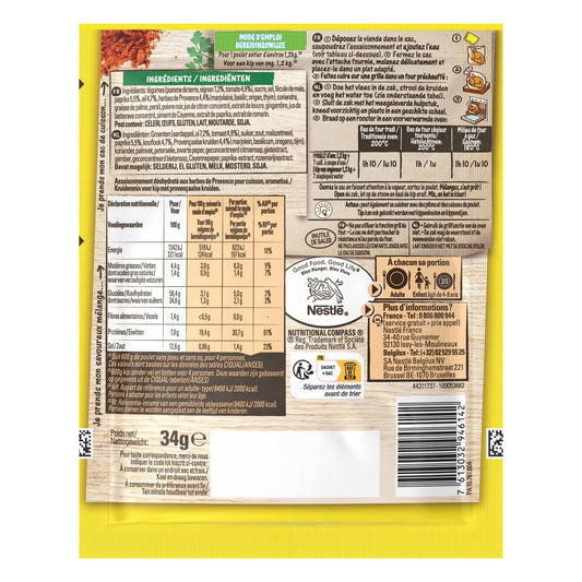 Papillotes Poulet Herbes de Provence MAGGI
