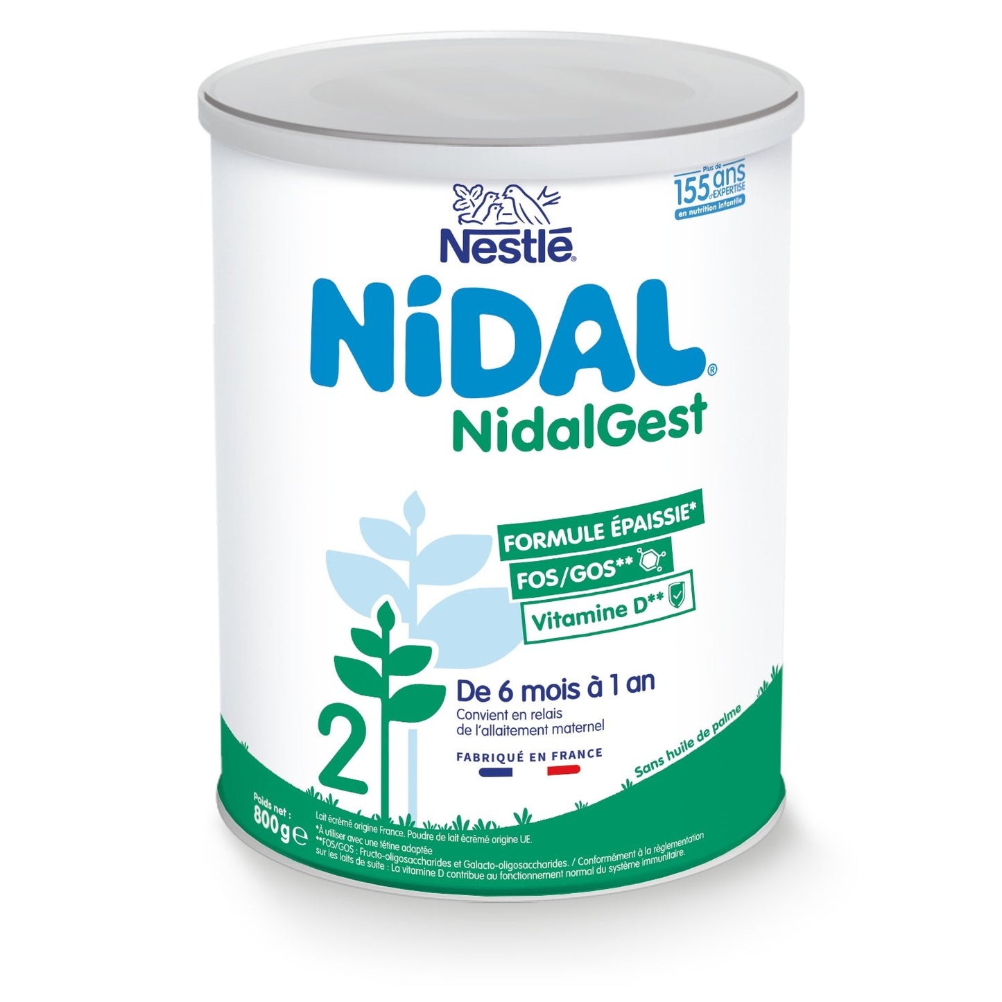 Lait Bébé en Poudre 2ème Âge NIDAL