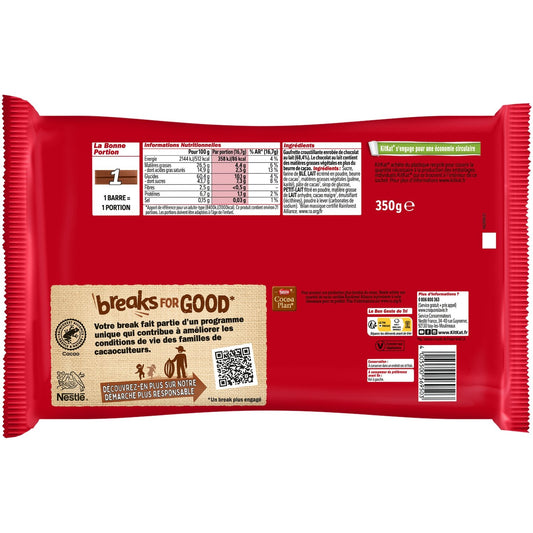 Barres Chocolatées Lait KITKAT