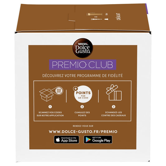 Café au Lait Capsules Intensité 7 NESCAFE DOLCE GUSTO