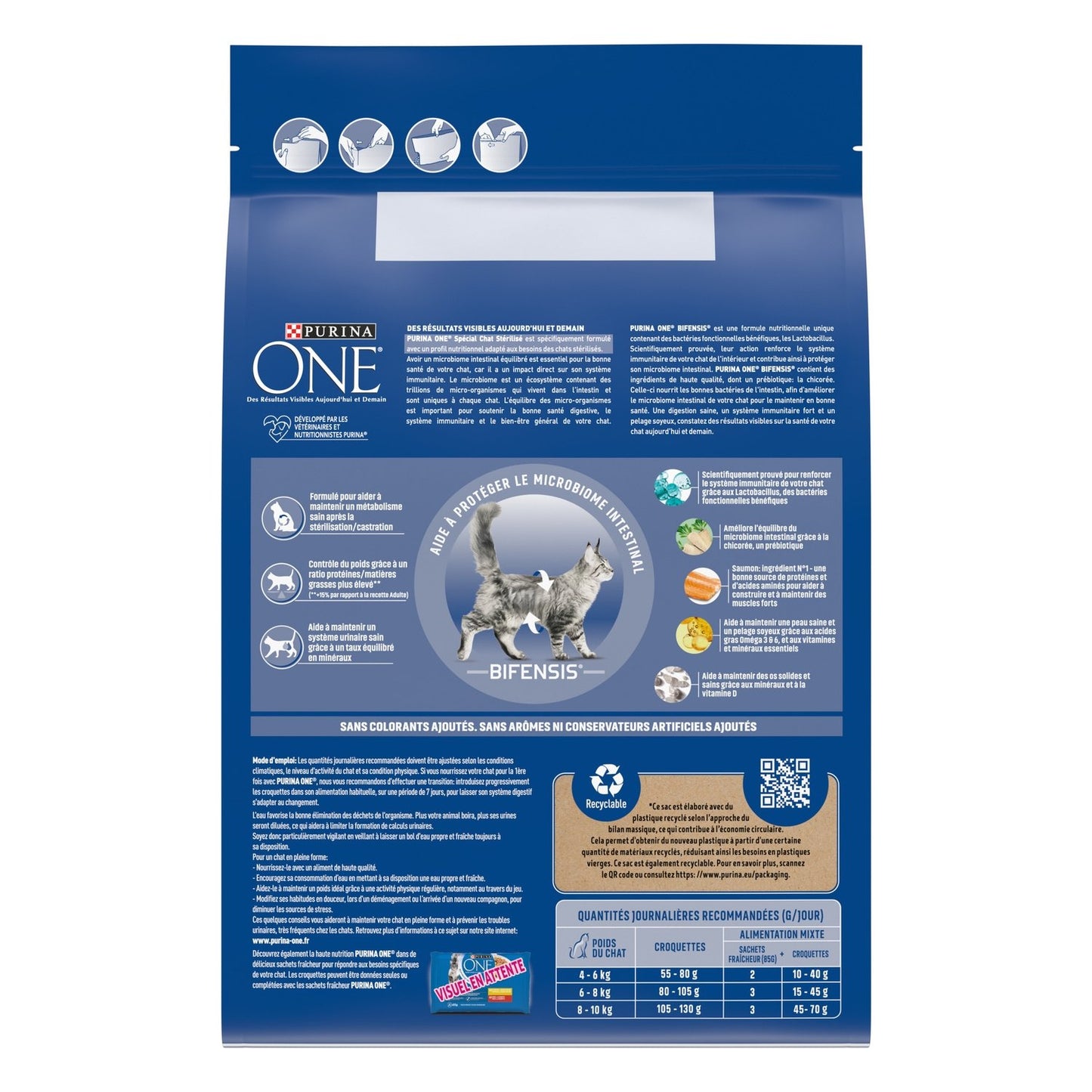Croquettes pour Chat Adulte Stérilisé Saumon Bifensis PURINA ONE