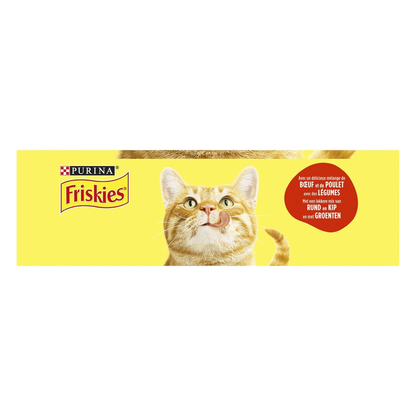 Purina Friskies Katzenfutter mit Rind/Huhn und Gemüse