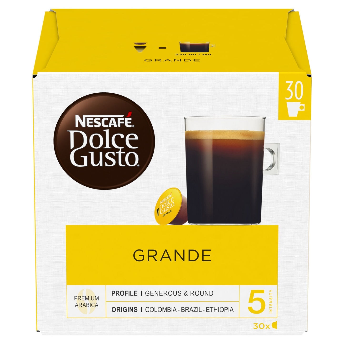Café Capsules Grande Intensité 5 NESCAFE DOLCE GUSTO