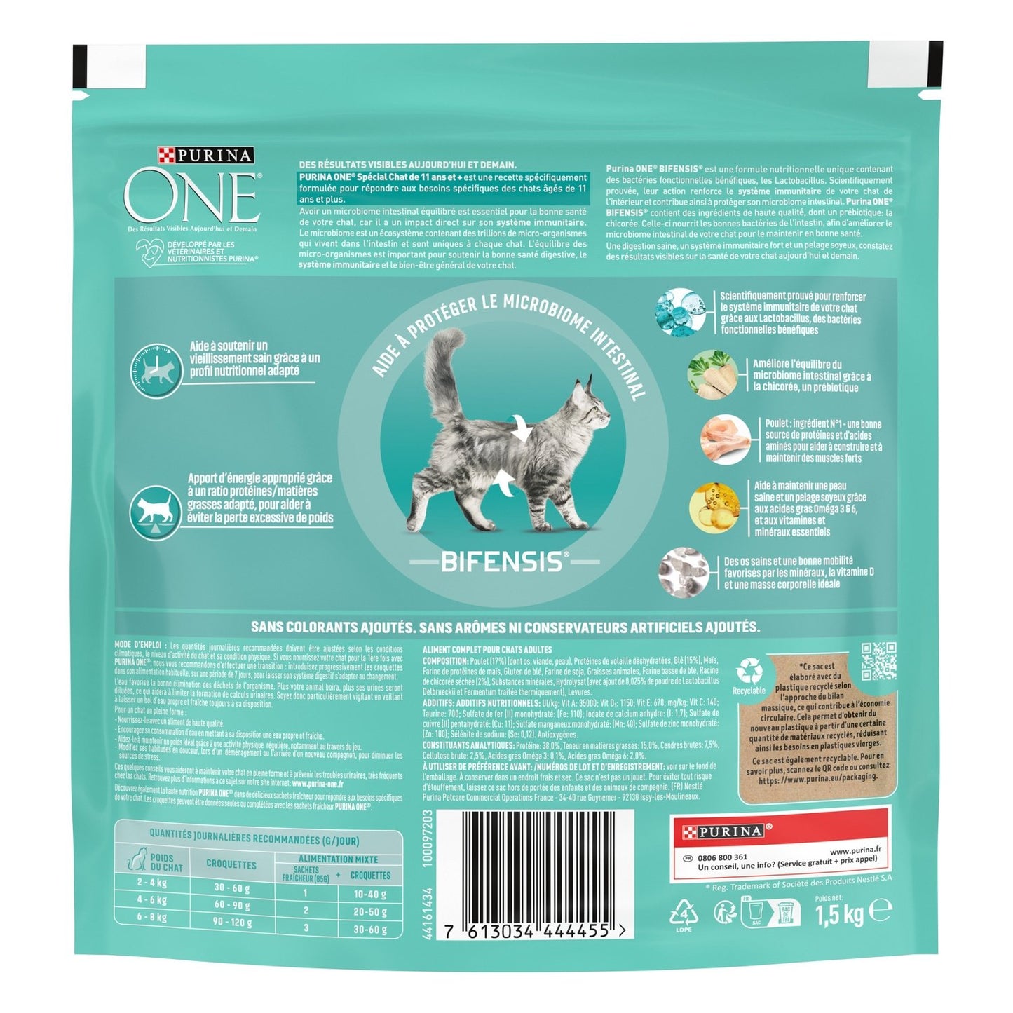 Purina One Senior Katzenfutter mit Hühnchen Bifensis