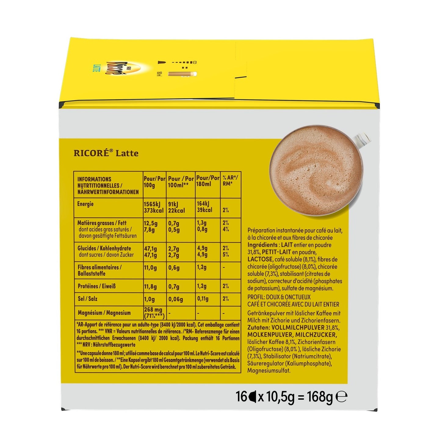Ricoré Latte Capsules Compatible Dolce Gusto NESCAFE DOLCE GUSTO