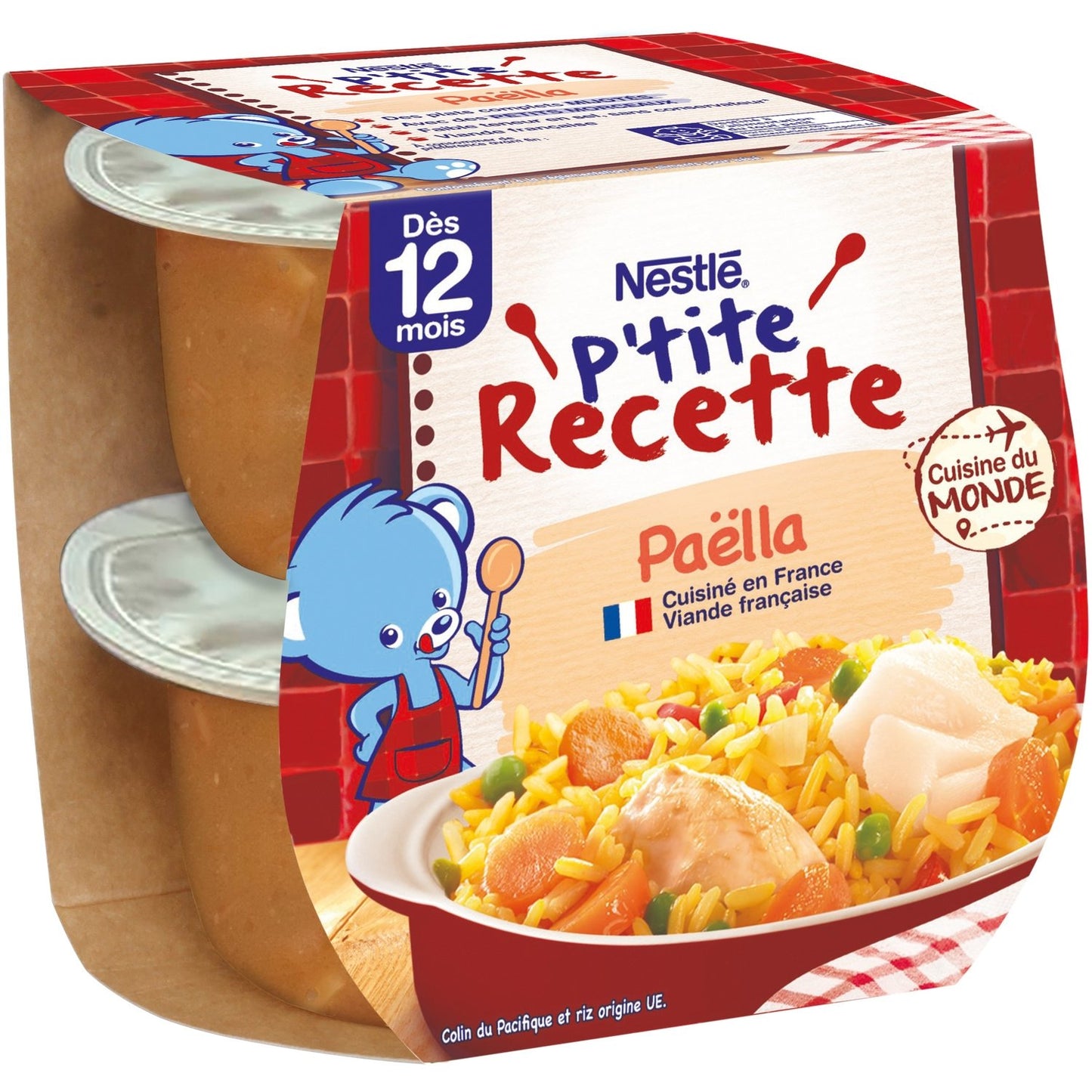 Plat Bébé 12+ Mois Paëlla P'tite Recette NESTLE