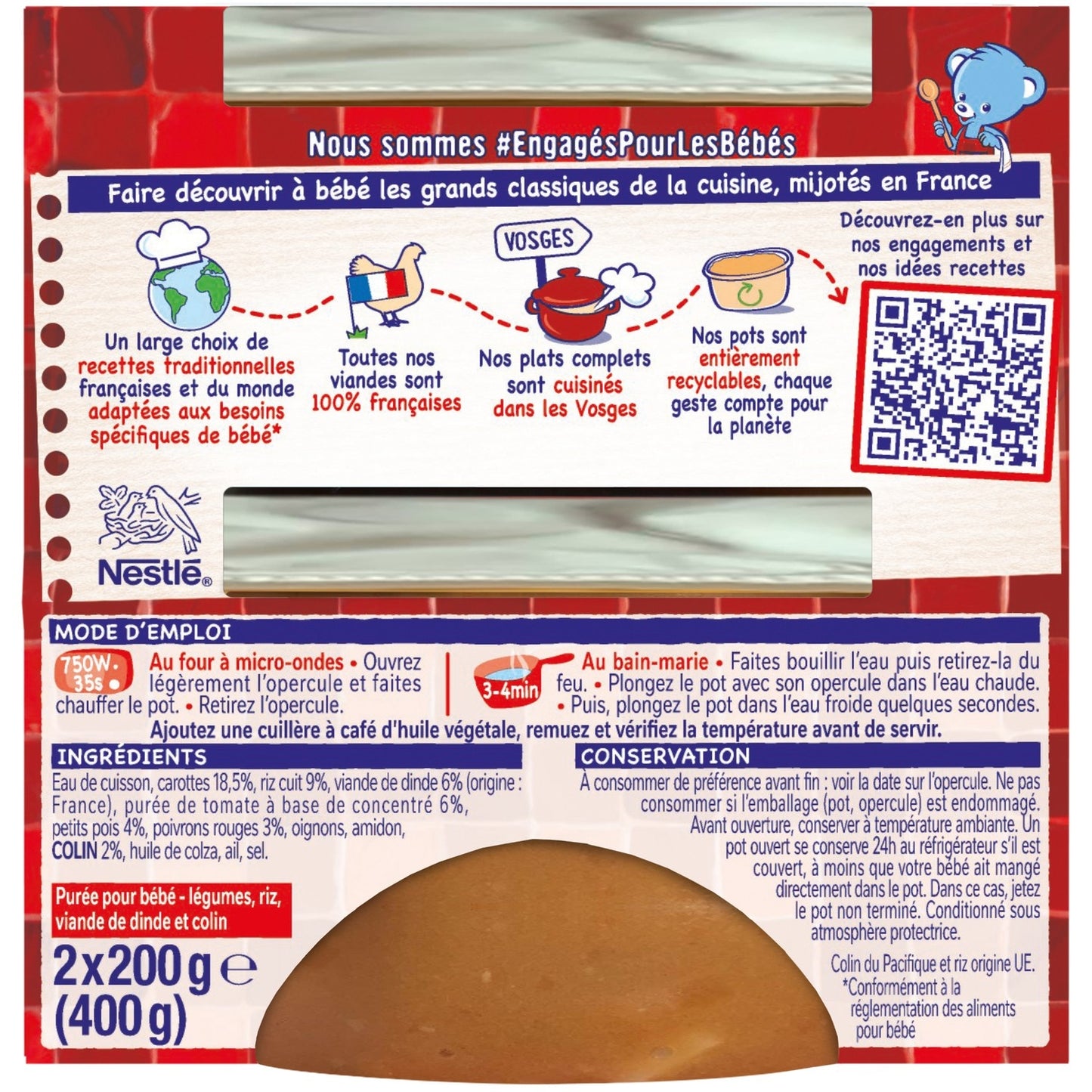 Plat Bébé 12+ Mois Paëlla P'tite Recette NESTLE