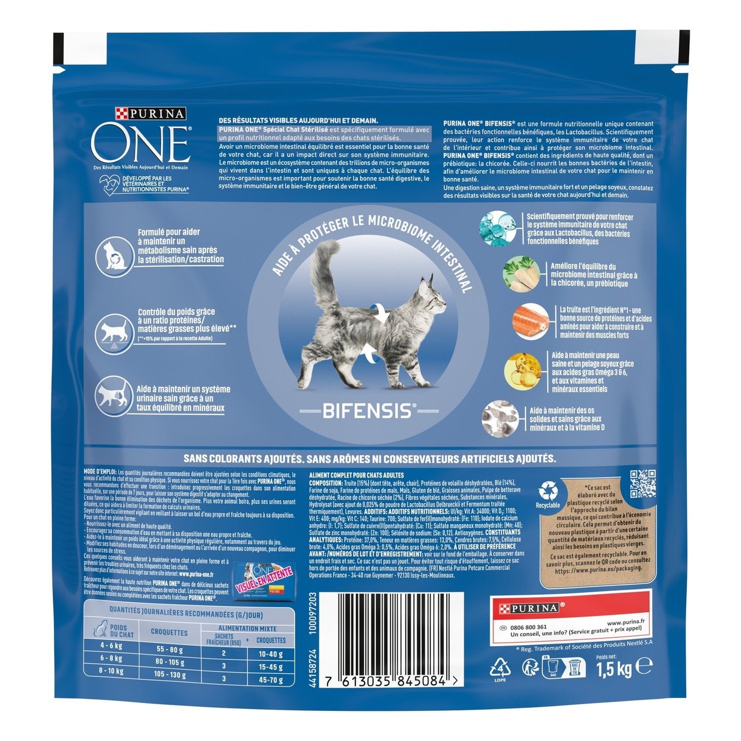 Croquettes pour Chat Adulte Stérilisé Truite Bifensis PURINA ONE
