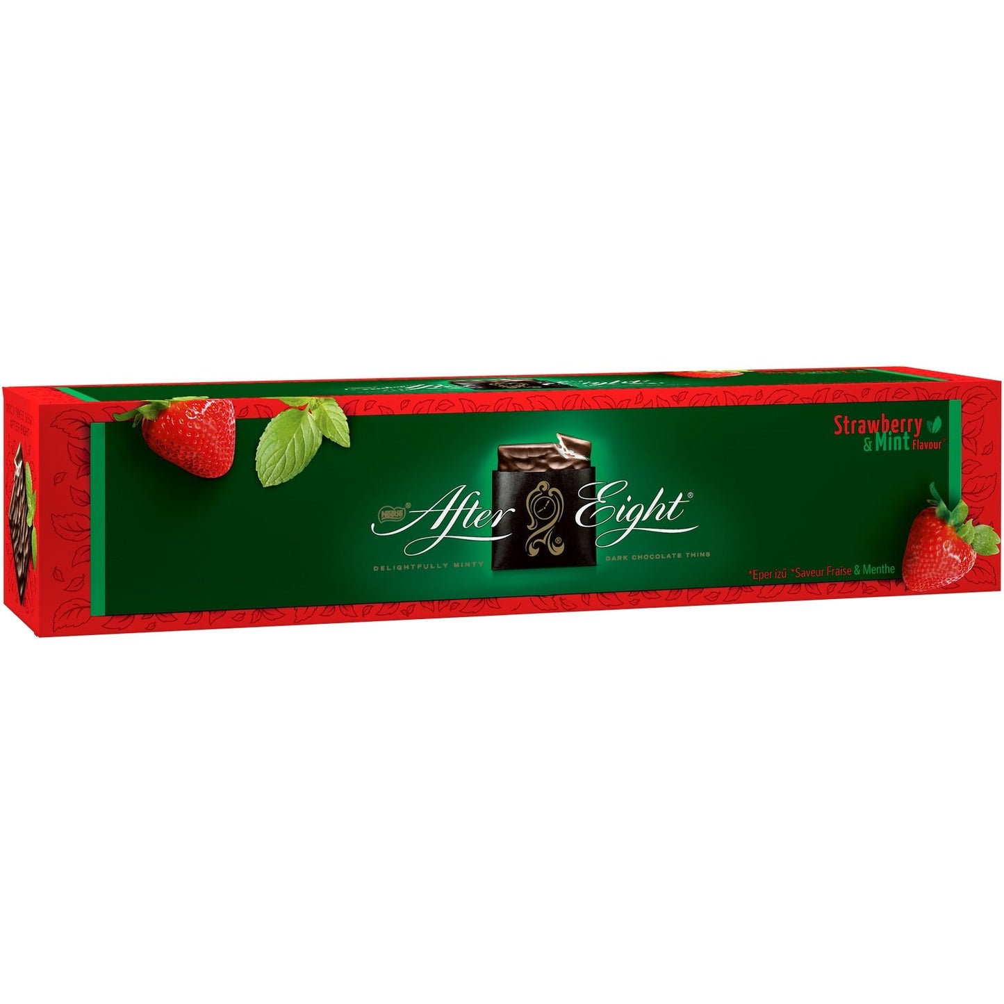 Dark Chocolate Filled with Mint Strawberry Flavor AFTER EIGHT