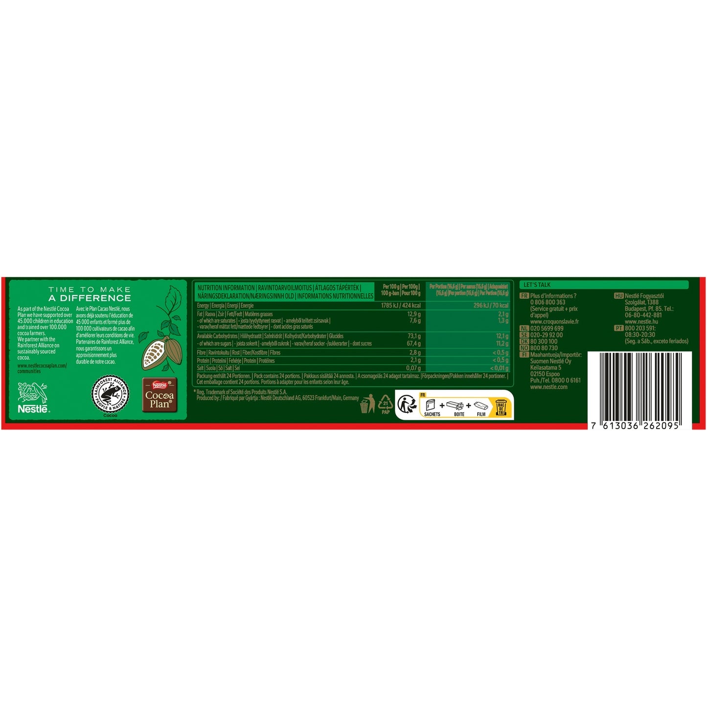 Dark Chocolate Filled with Mint Strawberry Flavor AFTER EIGHT