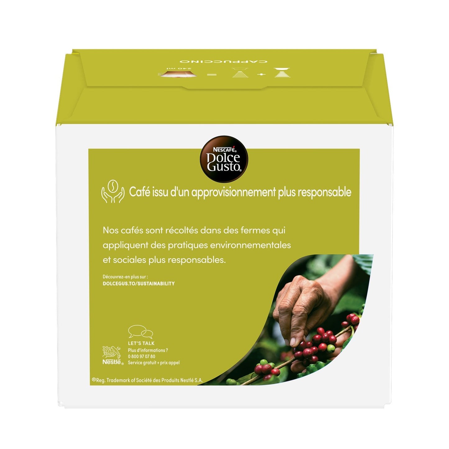 Cappuccino Capsules Compatible Dolce Gusto NESCAFE DOLCE GUSTO