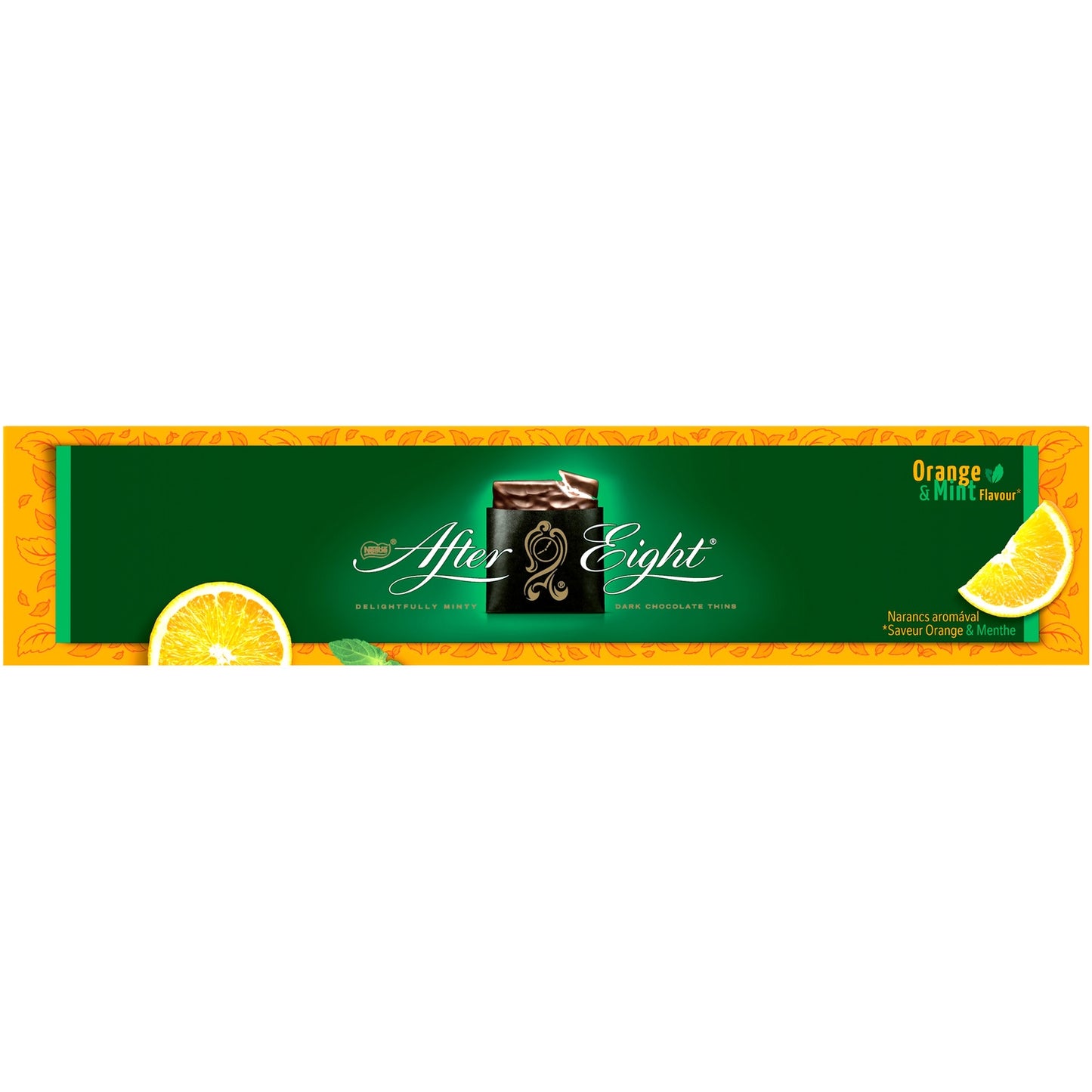 Dark Chocolate Filled with Mint Orange Flavor AFTER EIGHT