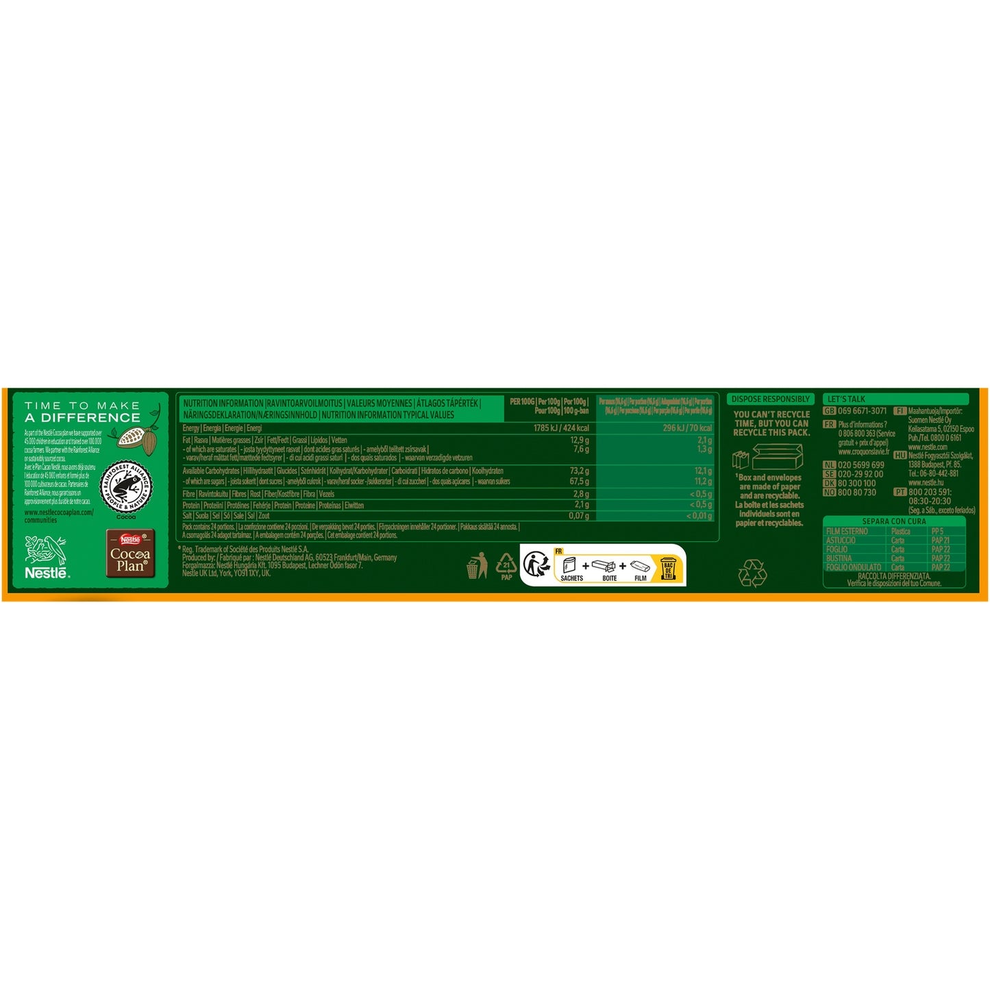 Dark Chocolate Filled with Mint Orange Flavor AFTER EIGHT