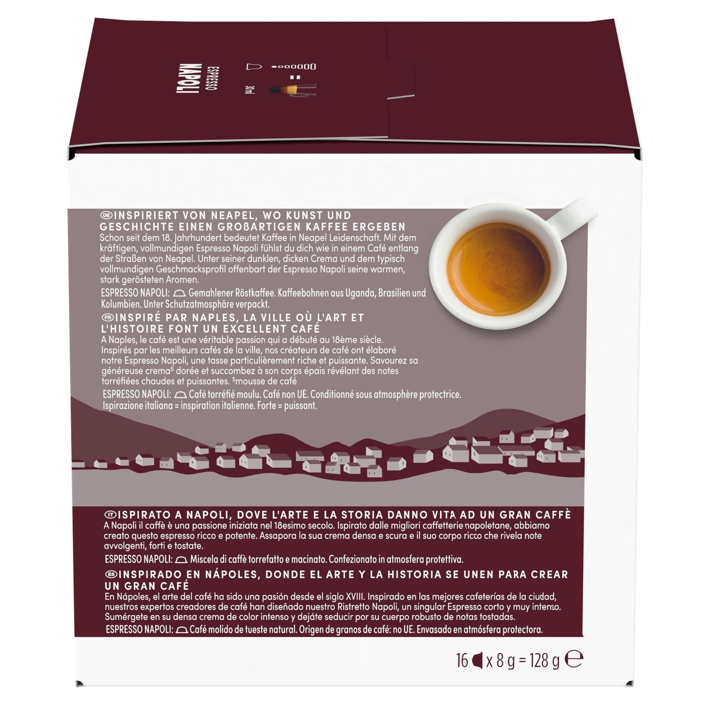 Café Capsules Compatible Dolce Gusto Espresso Napoli Intensité 13 NESCAFE DOLCE GUSTO