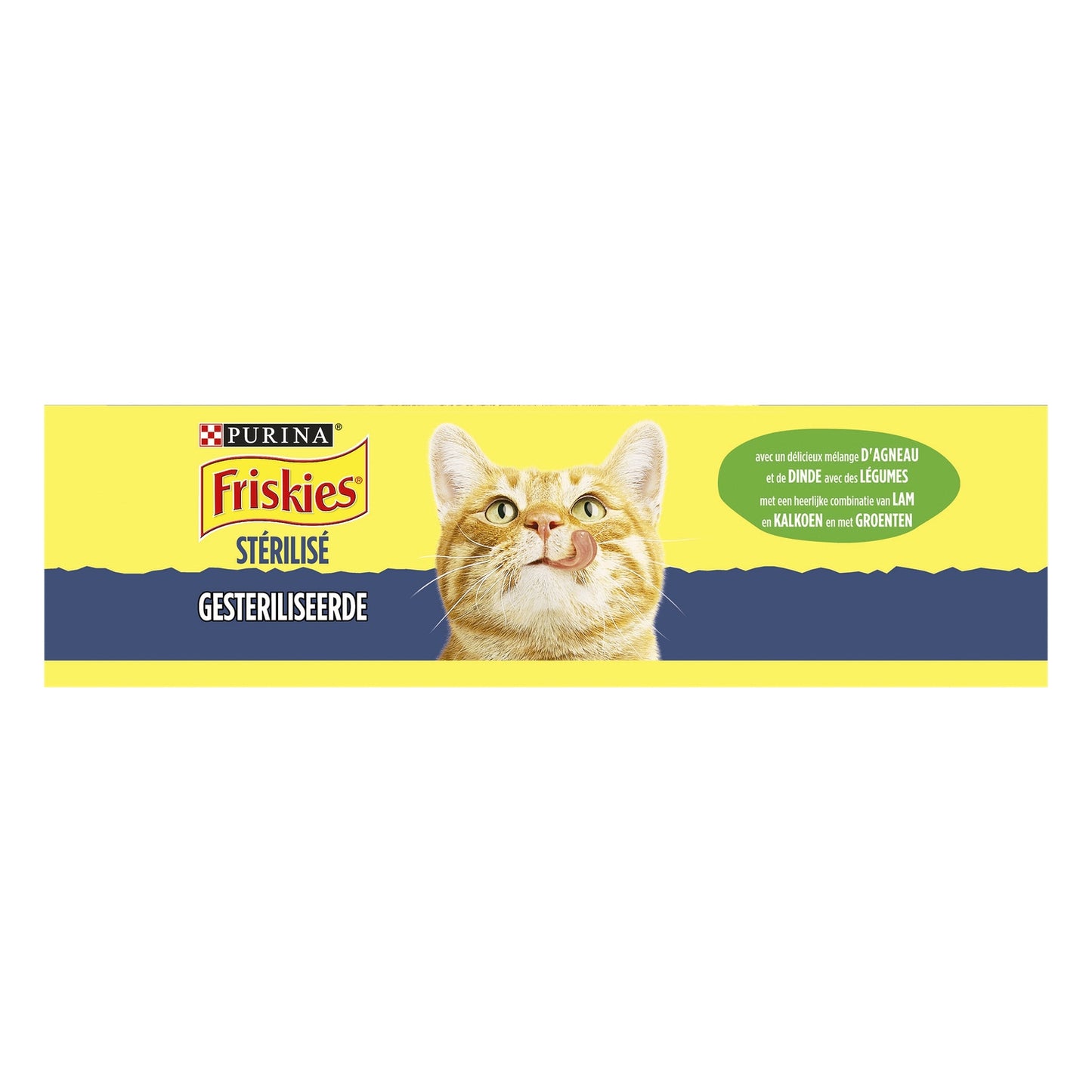 Croquettes pour Chat Stérilisé à l'Agneau, à la Dinde & aux Légumes PURINA FRISKIES