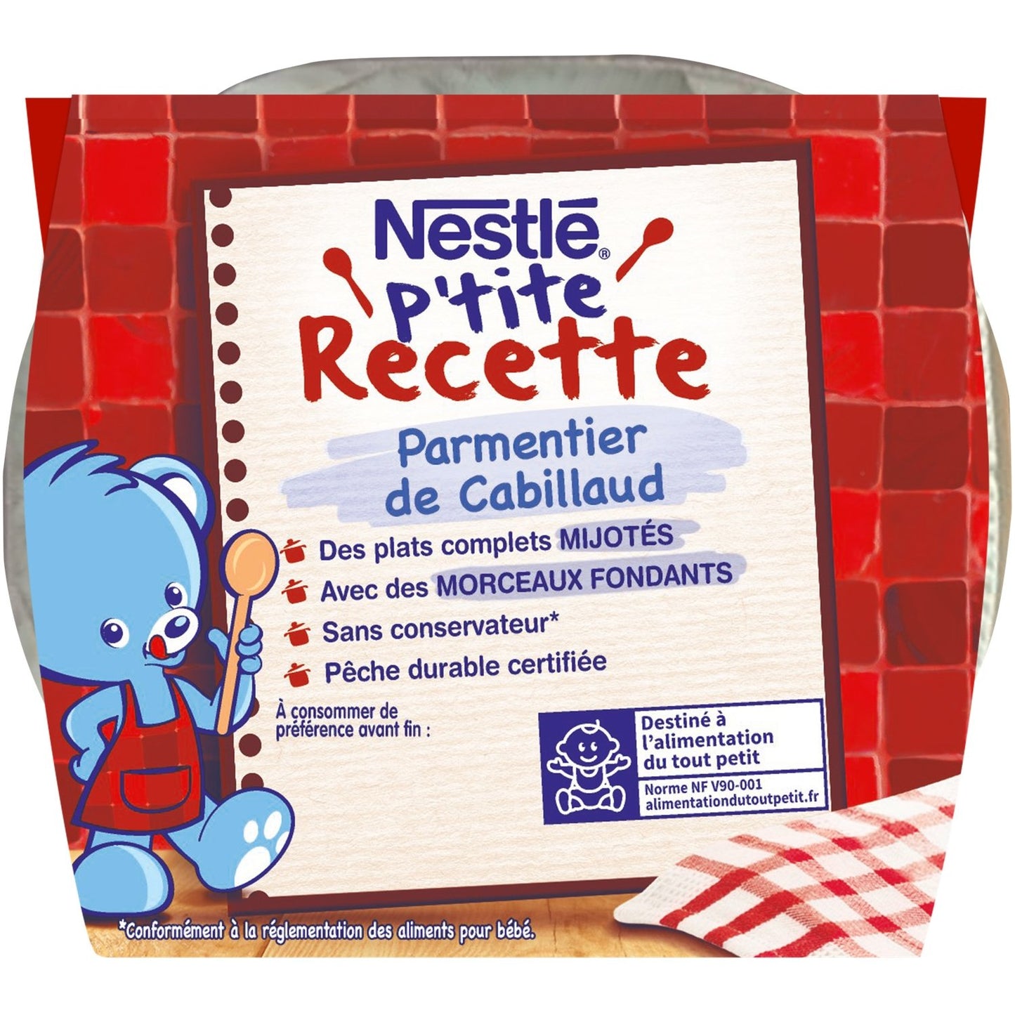 Plat Bébé Bébé Dés 8 Mois Parmentier de Cabillaud P'TITE RECETTE