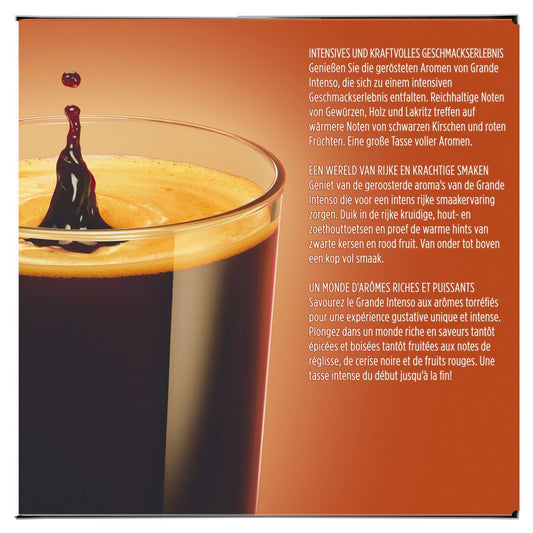 Café Capsules Espresso Intenso Intensité 7 NESCAFE DOLCE GUSTO