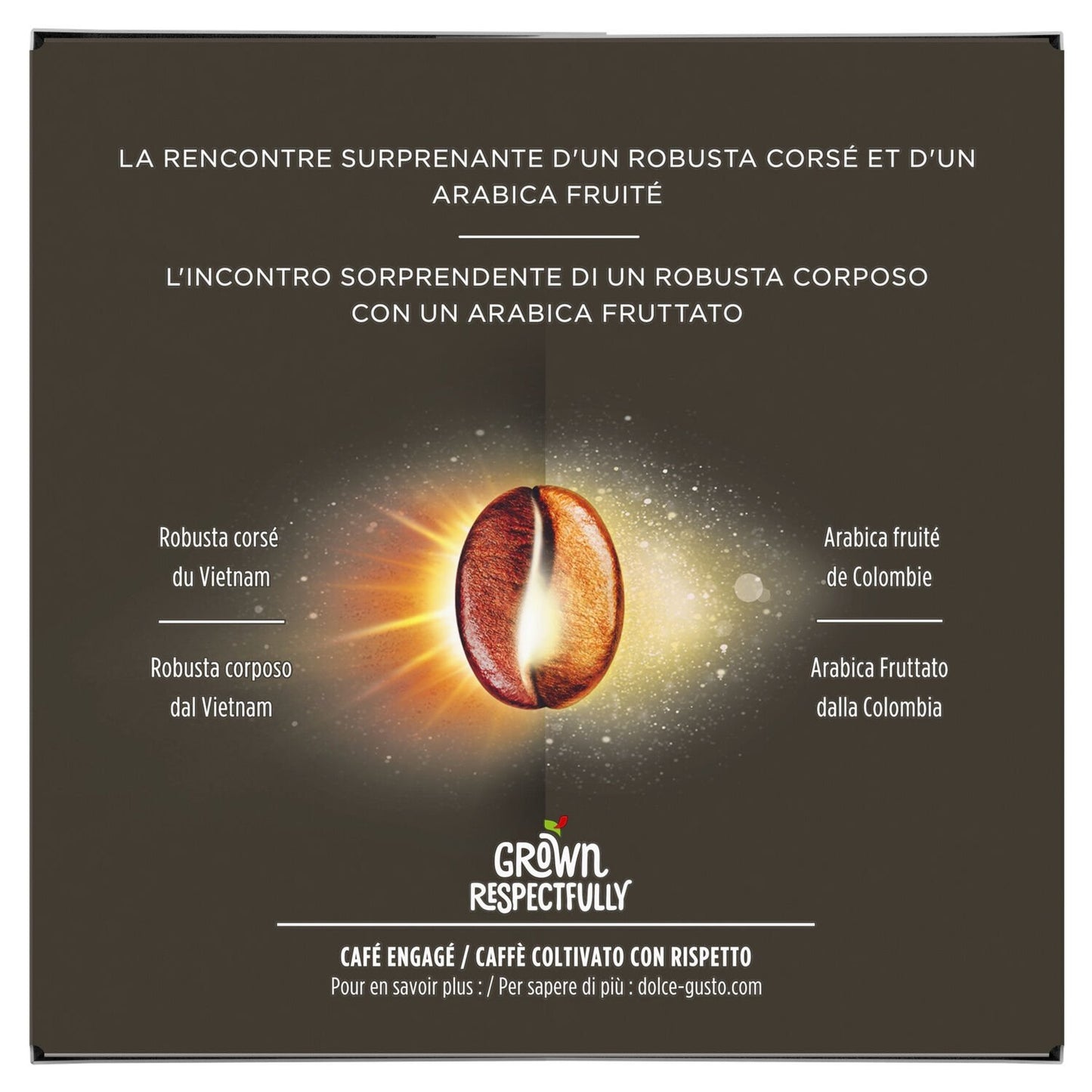 Café Capsules Espresso Intenso Intensité 7 NESCAFE DOLCE GUSTO
