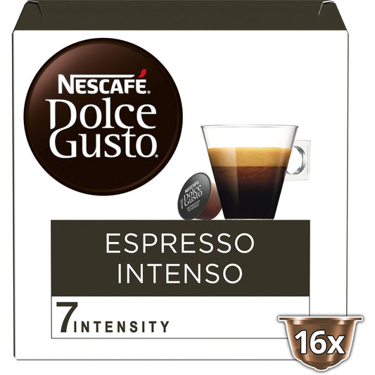 Café Capsules Espresso Intenso Intensité 7 NESCAFE DOLCE GUSTO