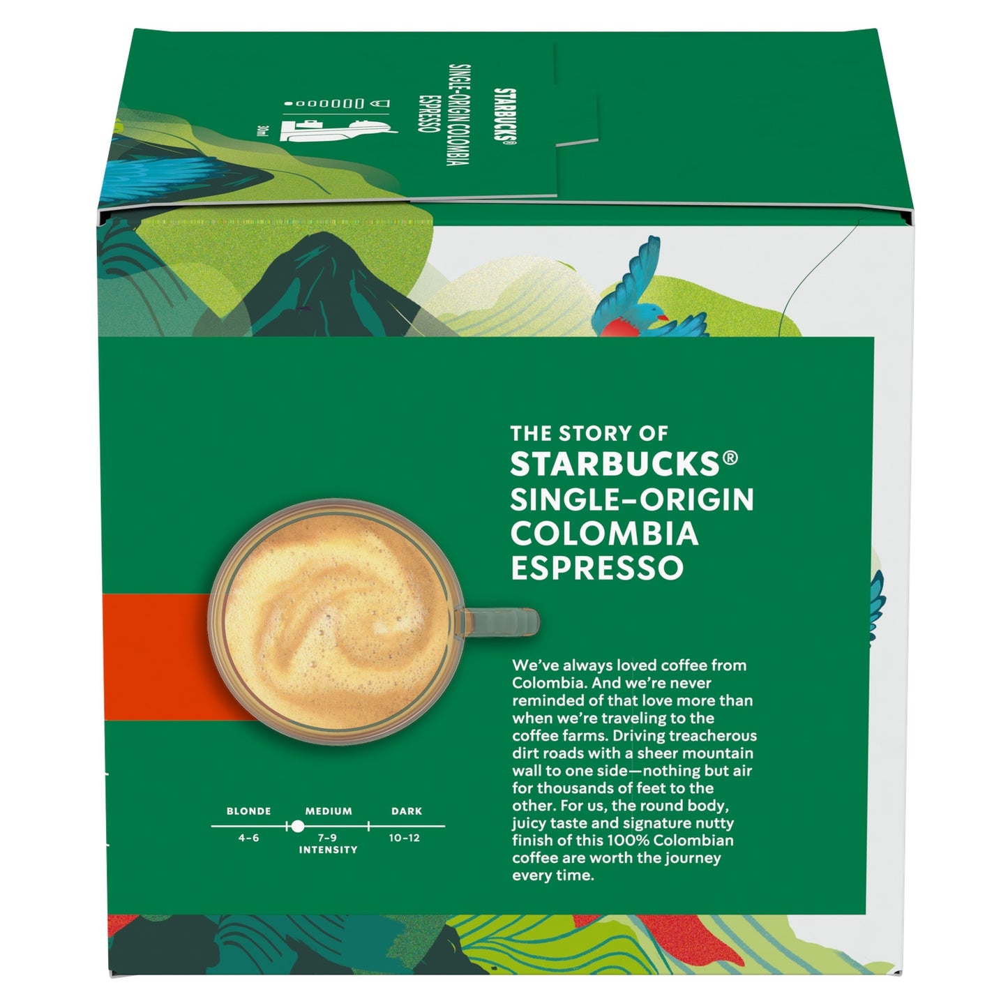 Coffee Capsules Espresso Colombia Intensity 7 Compatible Dolce Gusto STARBUCKS