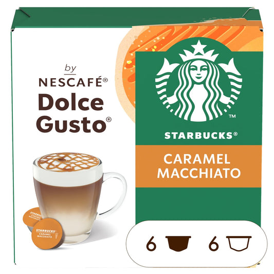 Café Capsules Caramel Macchiato Compatible Dolce Gusto STARBUCKS