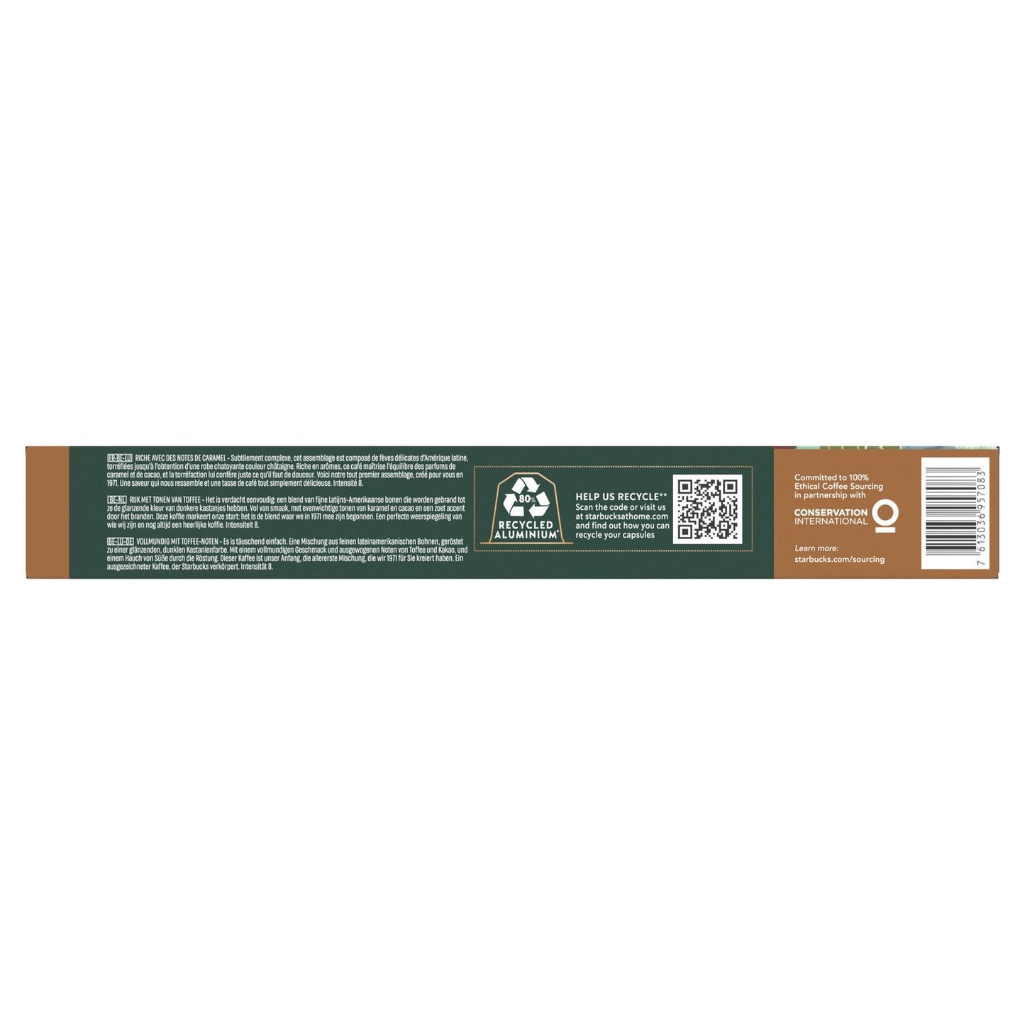 Café Capsules House Blend Lungo Intensité 8 Compatible Nespresso STARBUCKS