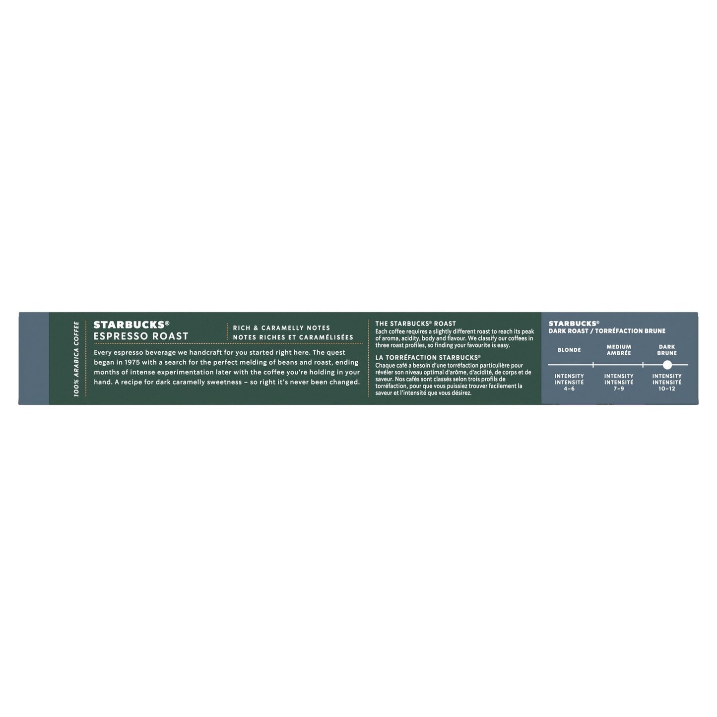 Café Capsules Espresso Roast Intensité 11 Compatible Nespresso STARBUCKS