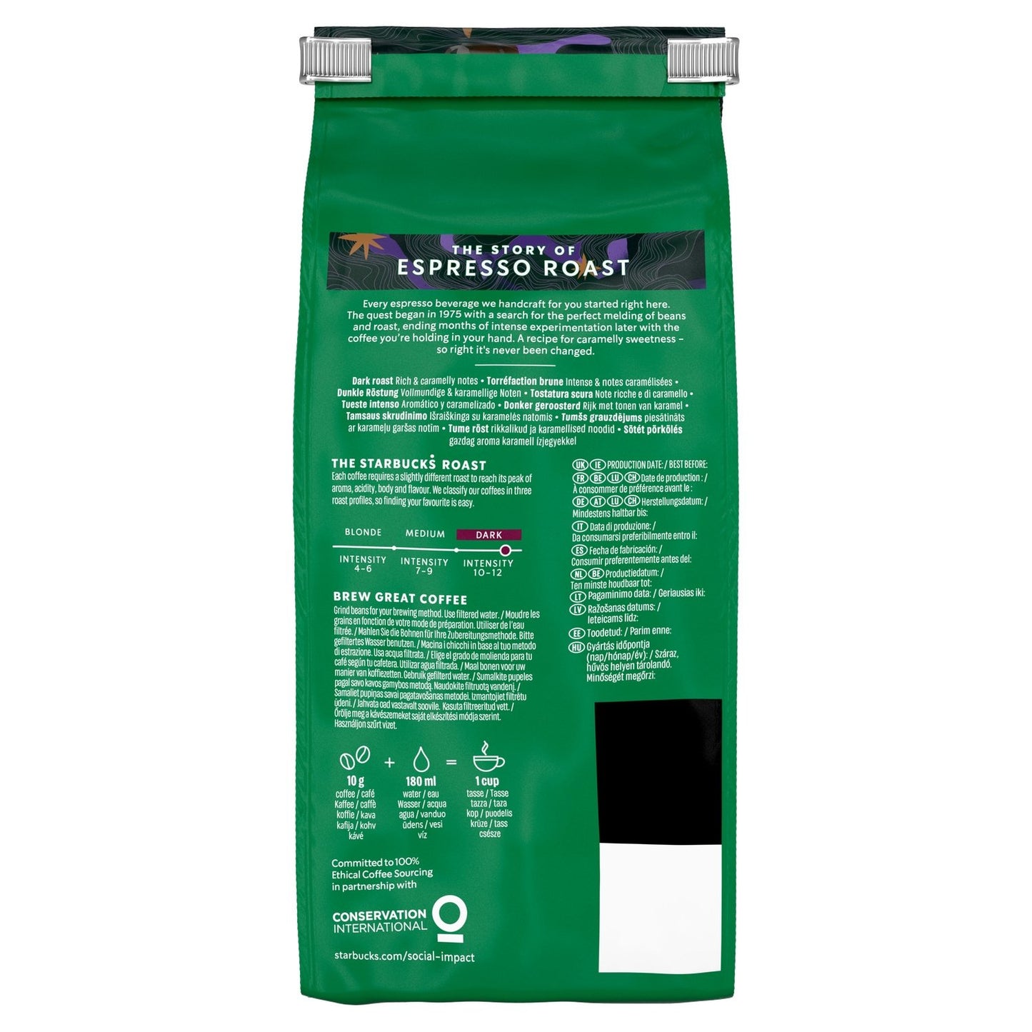 Café en Grains Espresso Roast STARBUCKS