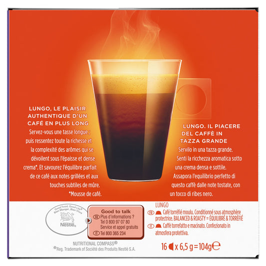 Café Capsules Lungo Compatible Dolce Gusto STARBUCKS