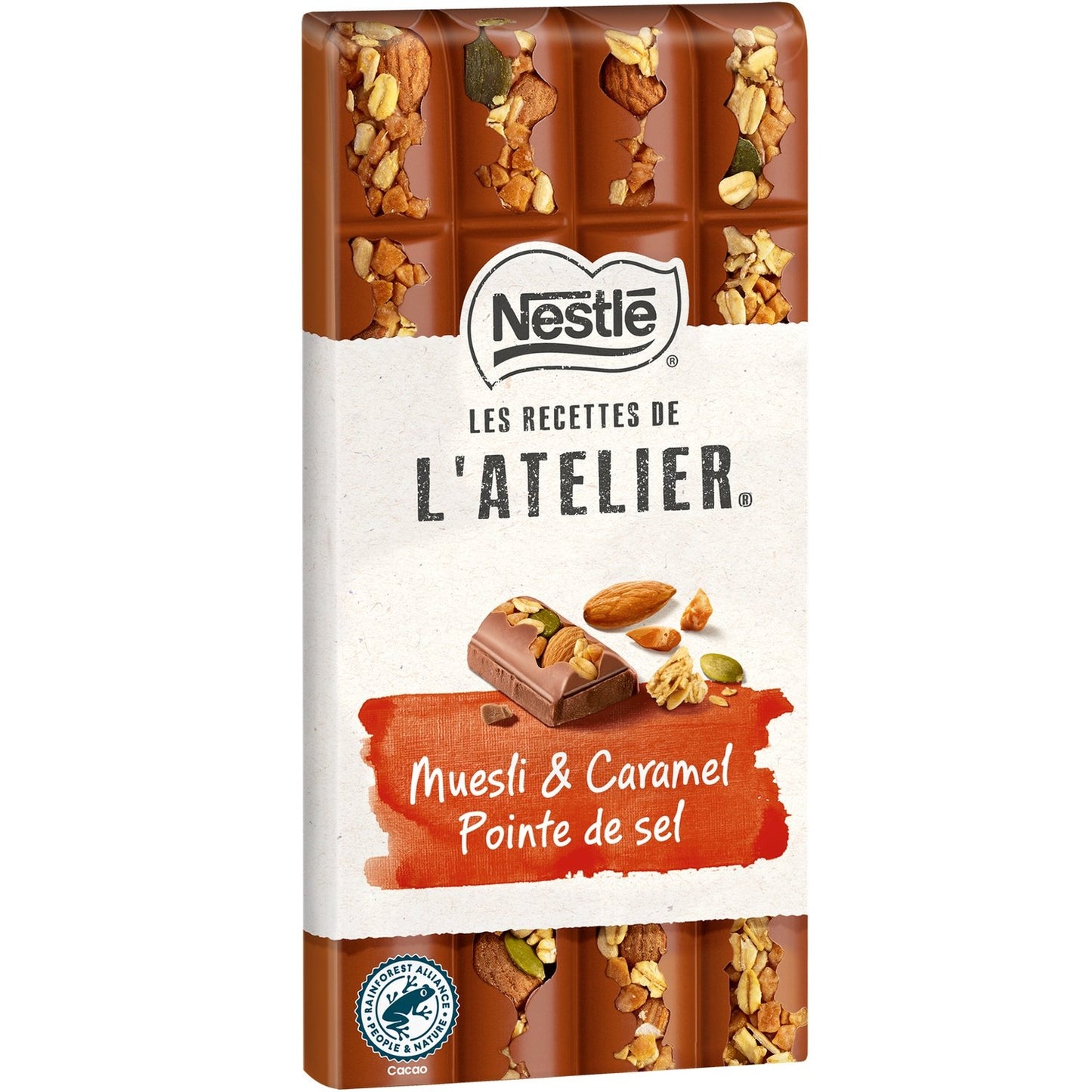 Milk Chocolate Bar, NESTLE Caramel Muesli Workshop Recipes