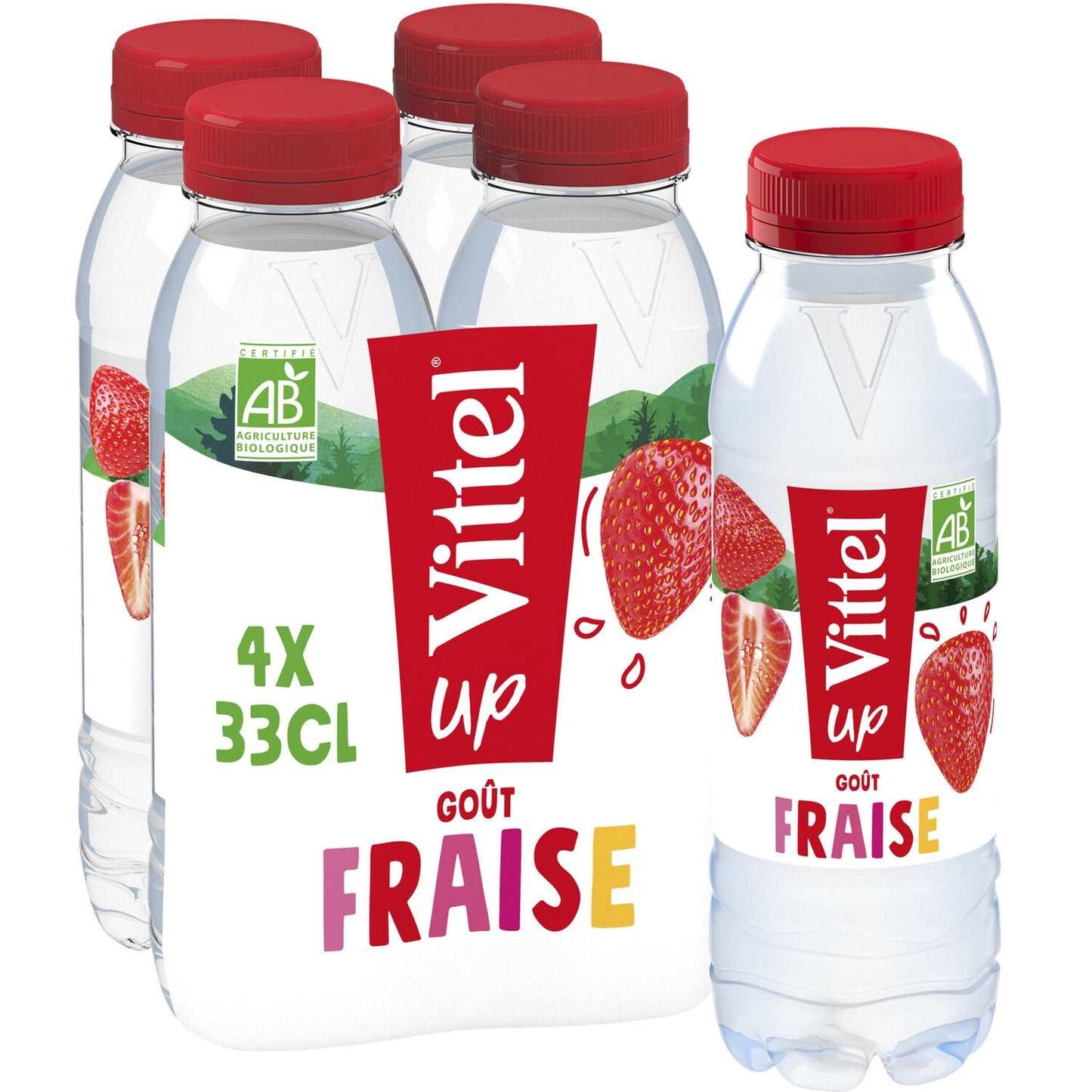 Eau Aromatisée Fraise BIO VITTEL KIDS