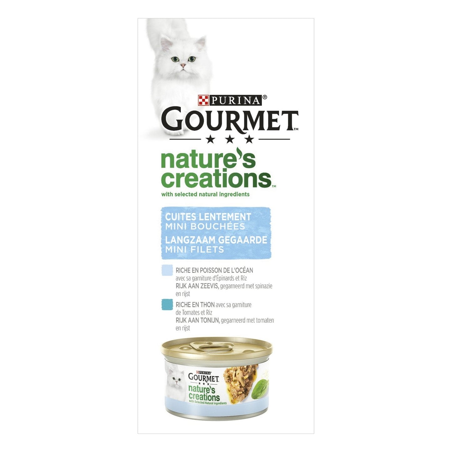 Pâtée pour Chat Adulte en Sauce Poisson Thon Nature's Creations GOURMET