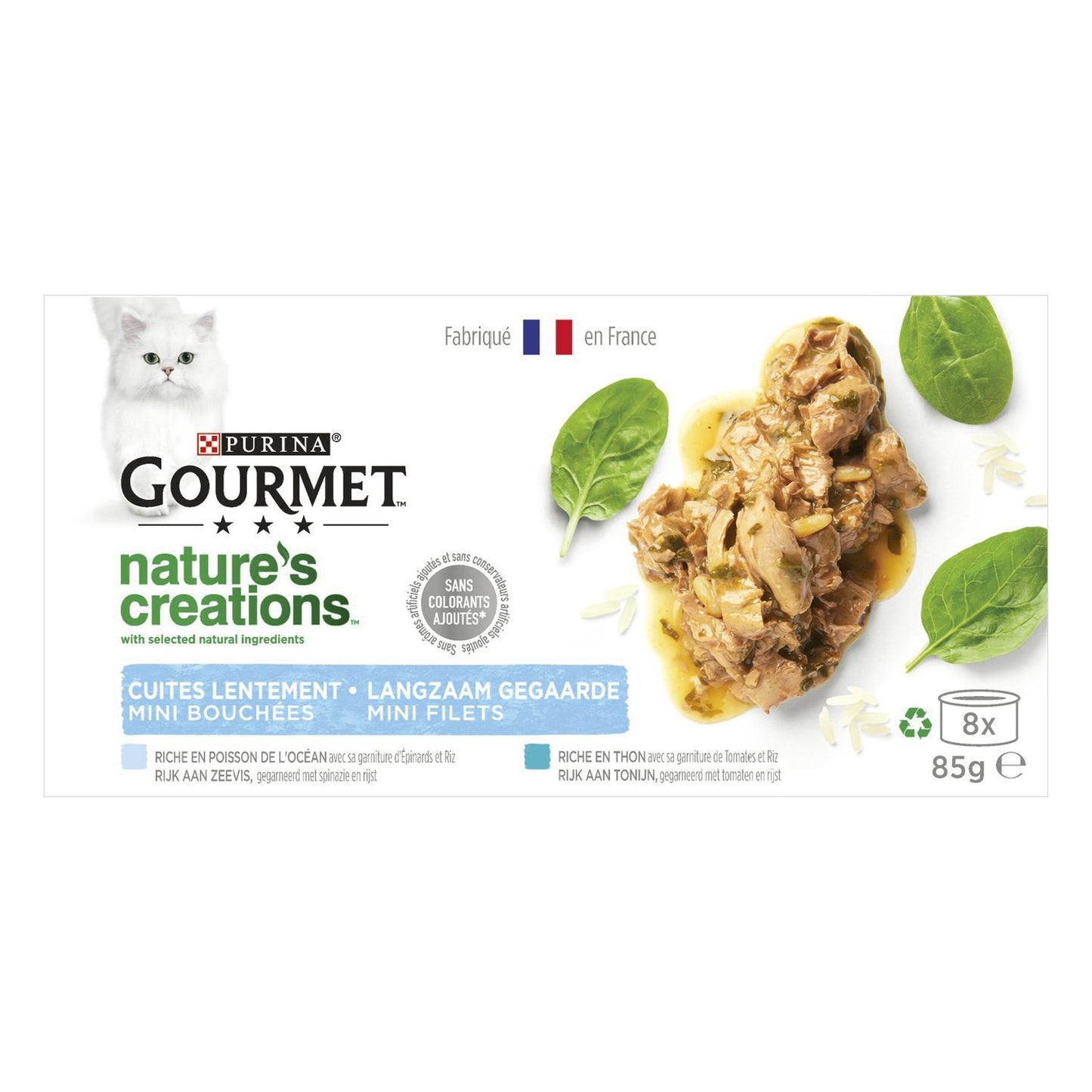 Pâtée pour Chat Adulte en Sauce Poisson Thon Nature's Creations GOURMET